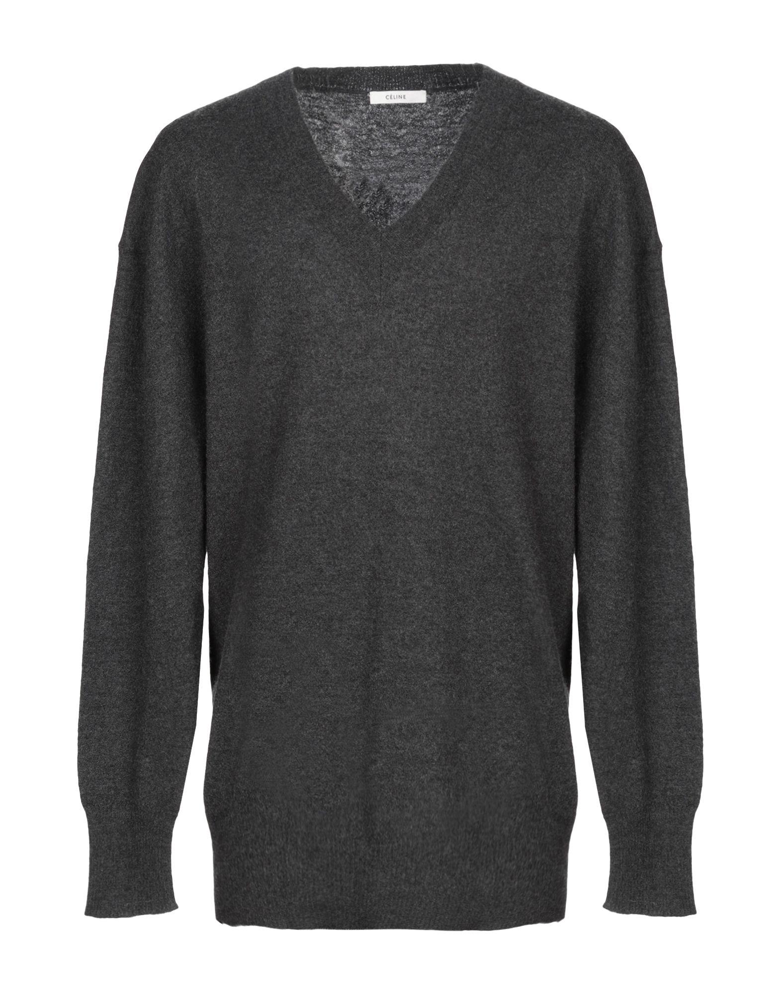 Celine Cashmere Sweater in Steel Grey (Gray) for Men - Lyst