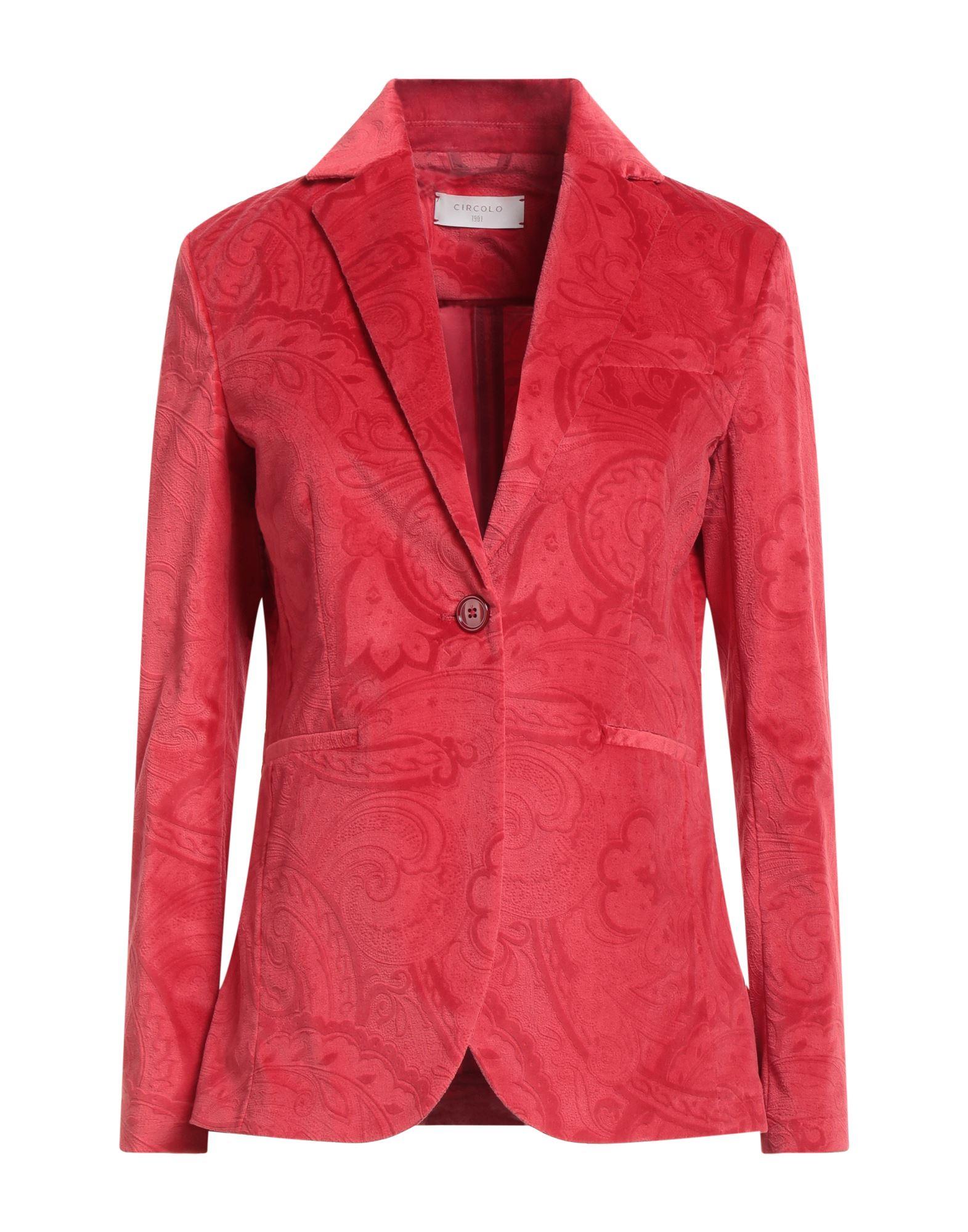 アウターその他 CIRCOLO 1901 Women Outer FD34221083T RED Circolo 1901 Corduroy Jacket In Red | ModeSens
