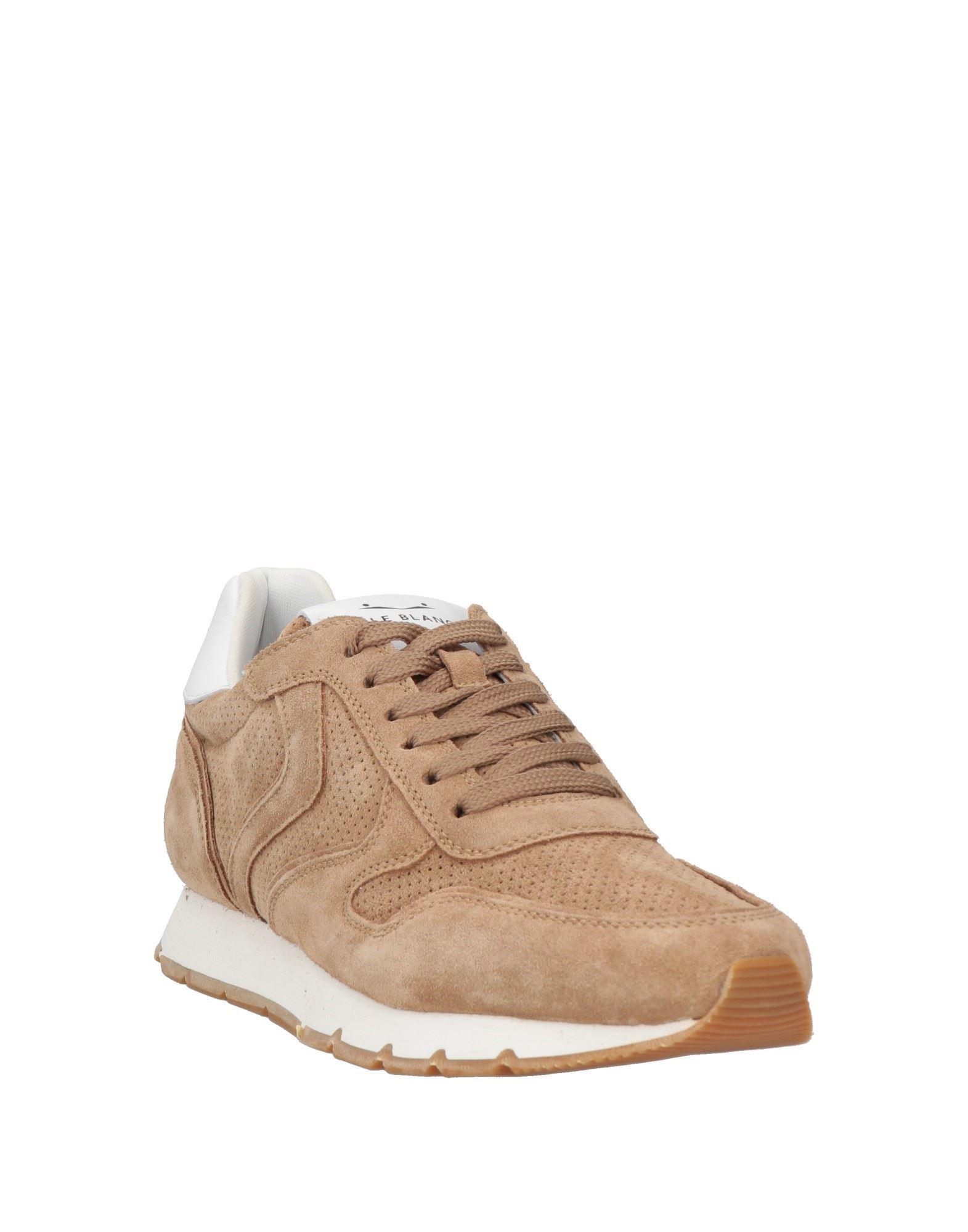 スニーカー VOILE BLANCHE Women Sneakers 20174752D27 Brown Voile Blanche - Julia Suede/Metallic Fur Sneaker in Brown
