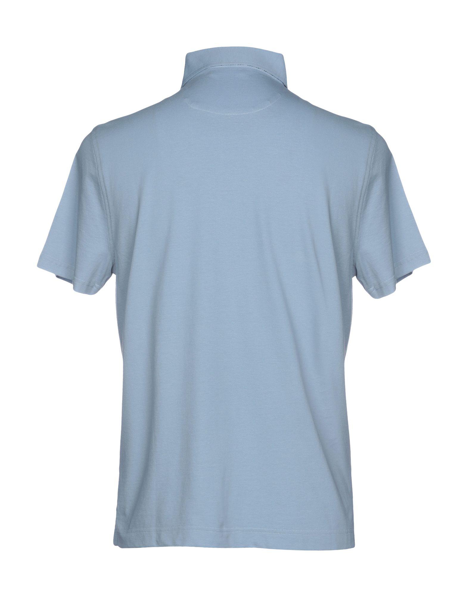Heritage Cotton Polo Shirt in Sky Blue (Blue) for Men Lyst