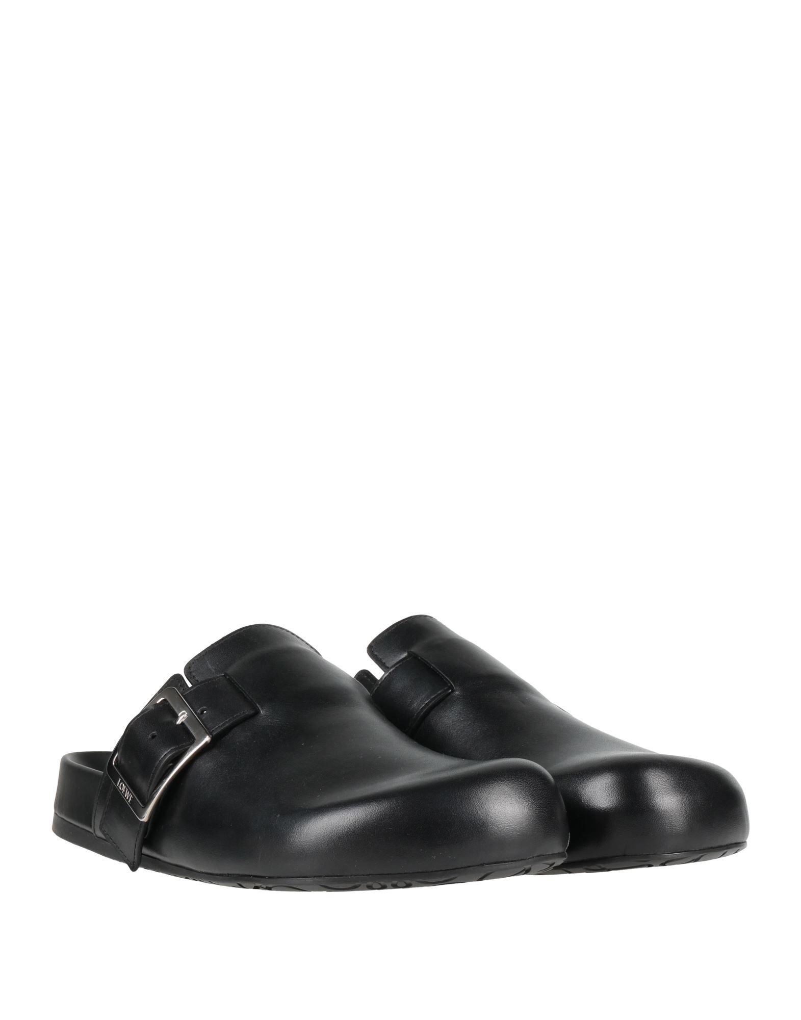 サンダル LOEWE  Slippers and Clogs Men Leather Black 0400022018262_BLACK?wid=600&