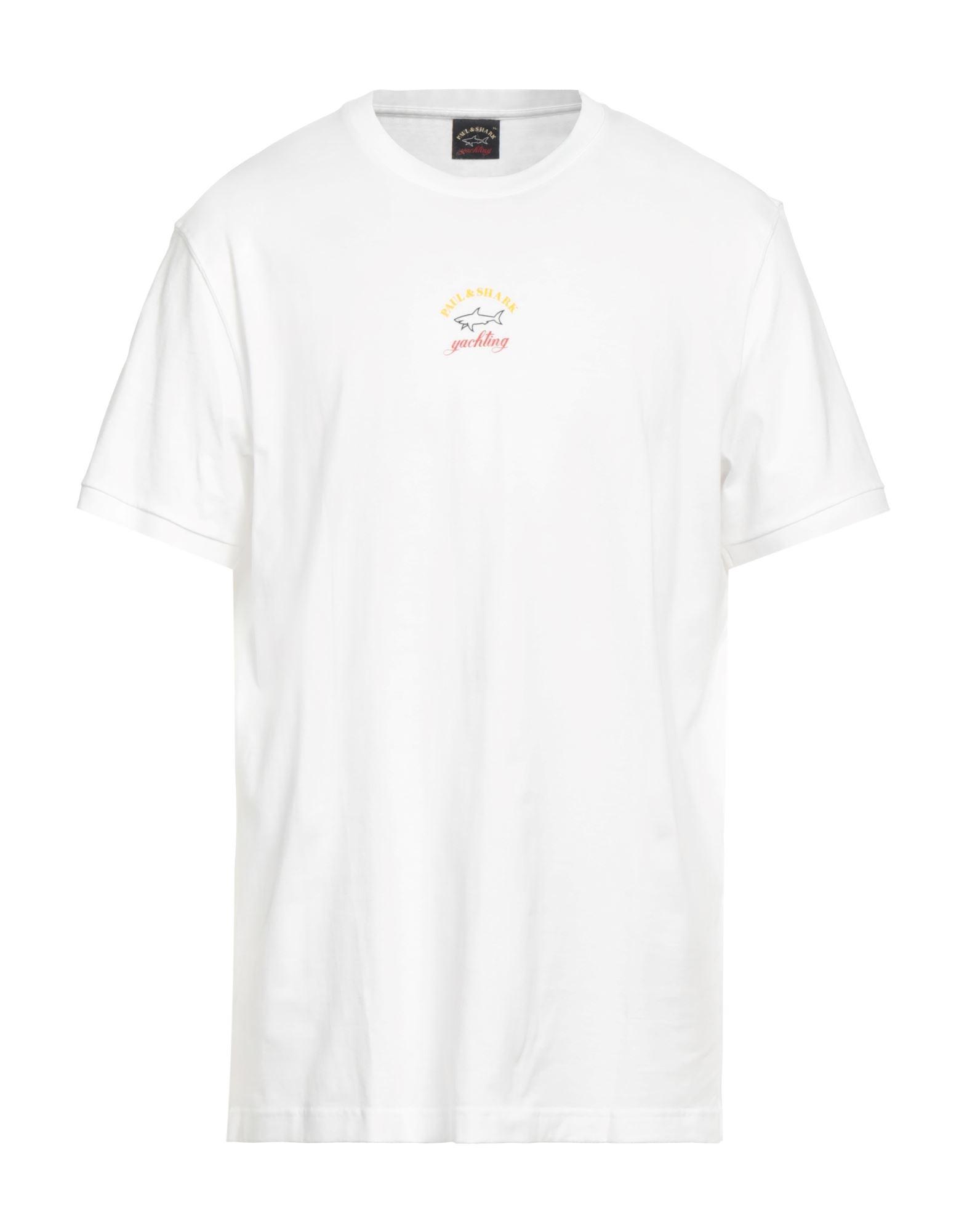 Paul & Shark T-shirt in White for Men | Lyst