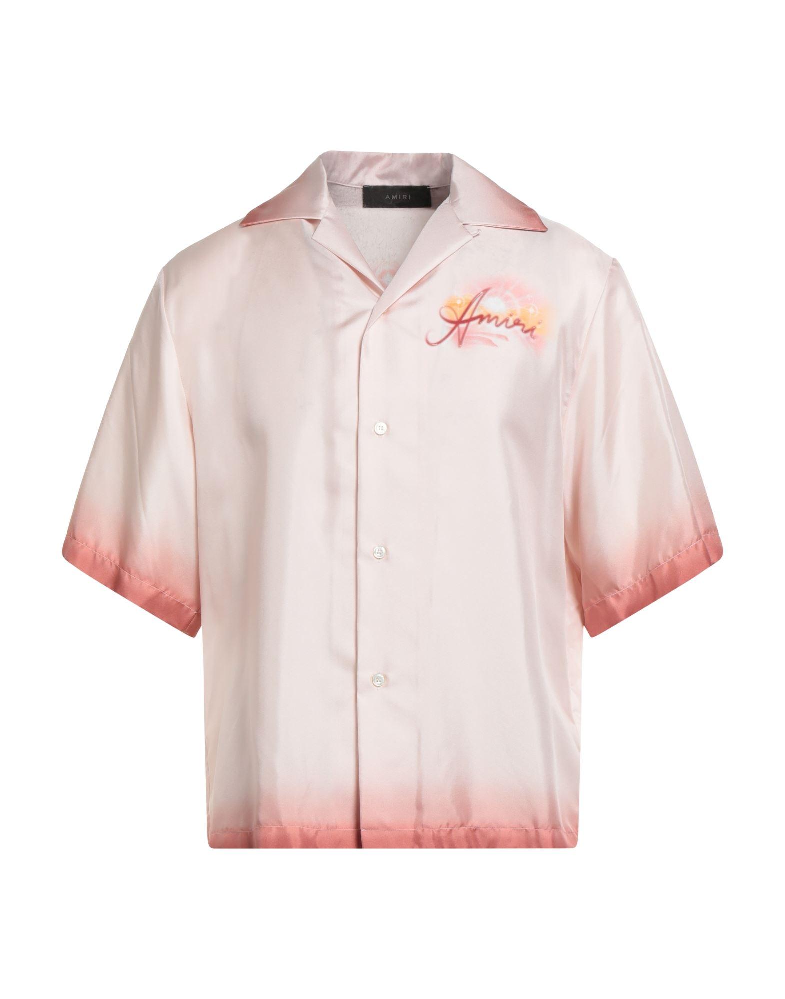 AMIRI シルクシャツ ピンク Amiri Shirt Silk in Pink for Men | Lyst