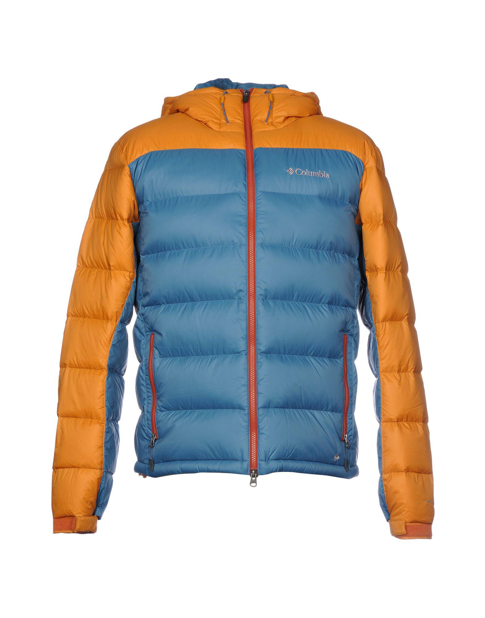 Columbia Down Jacket in Blue for Men - Lyst