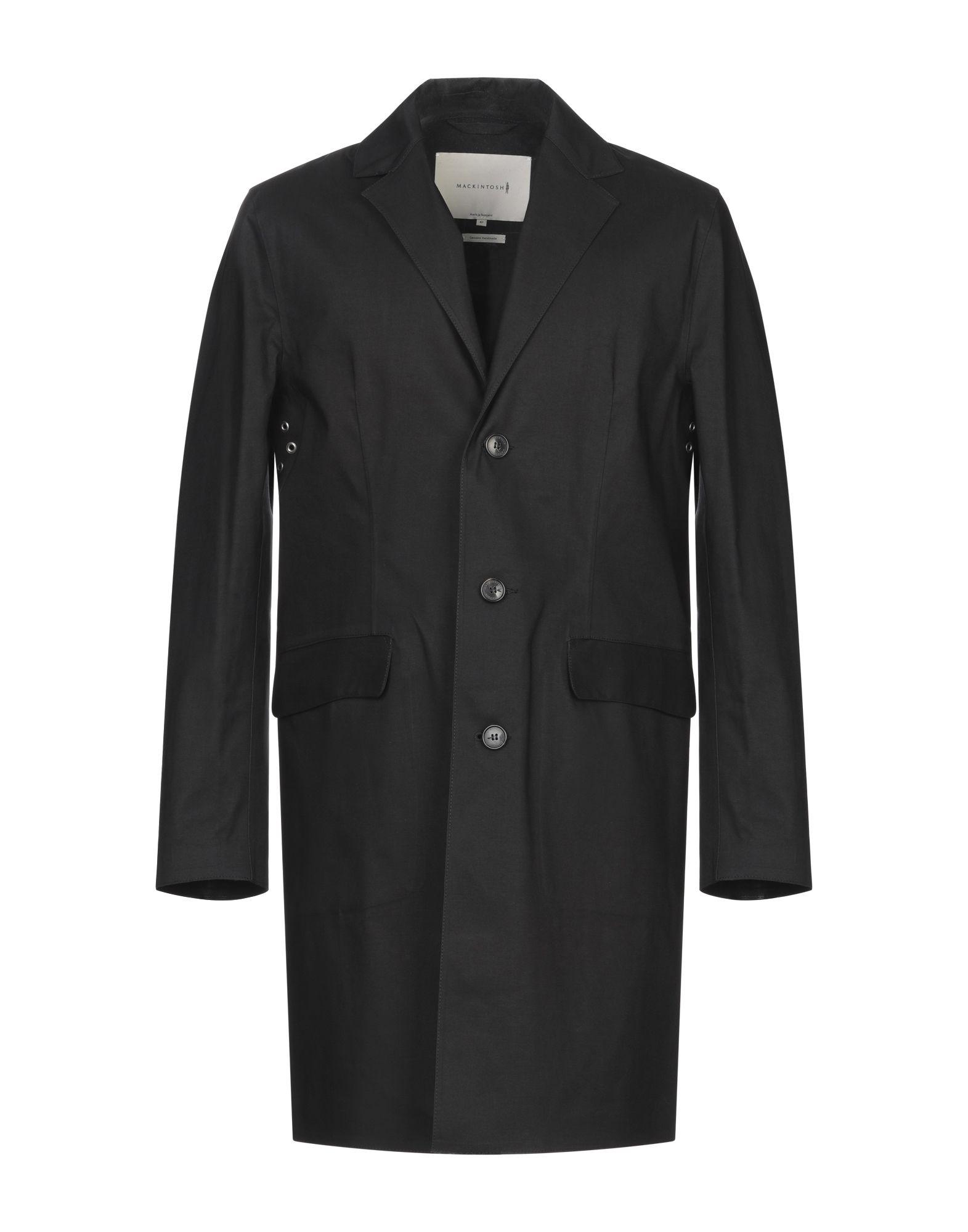 Mackintosh Cotton Overcoat in Black for Men - Lyst