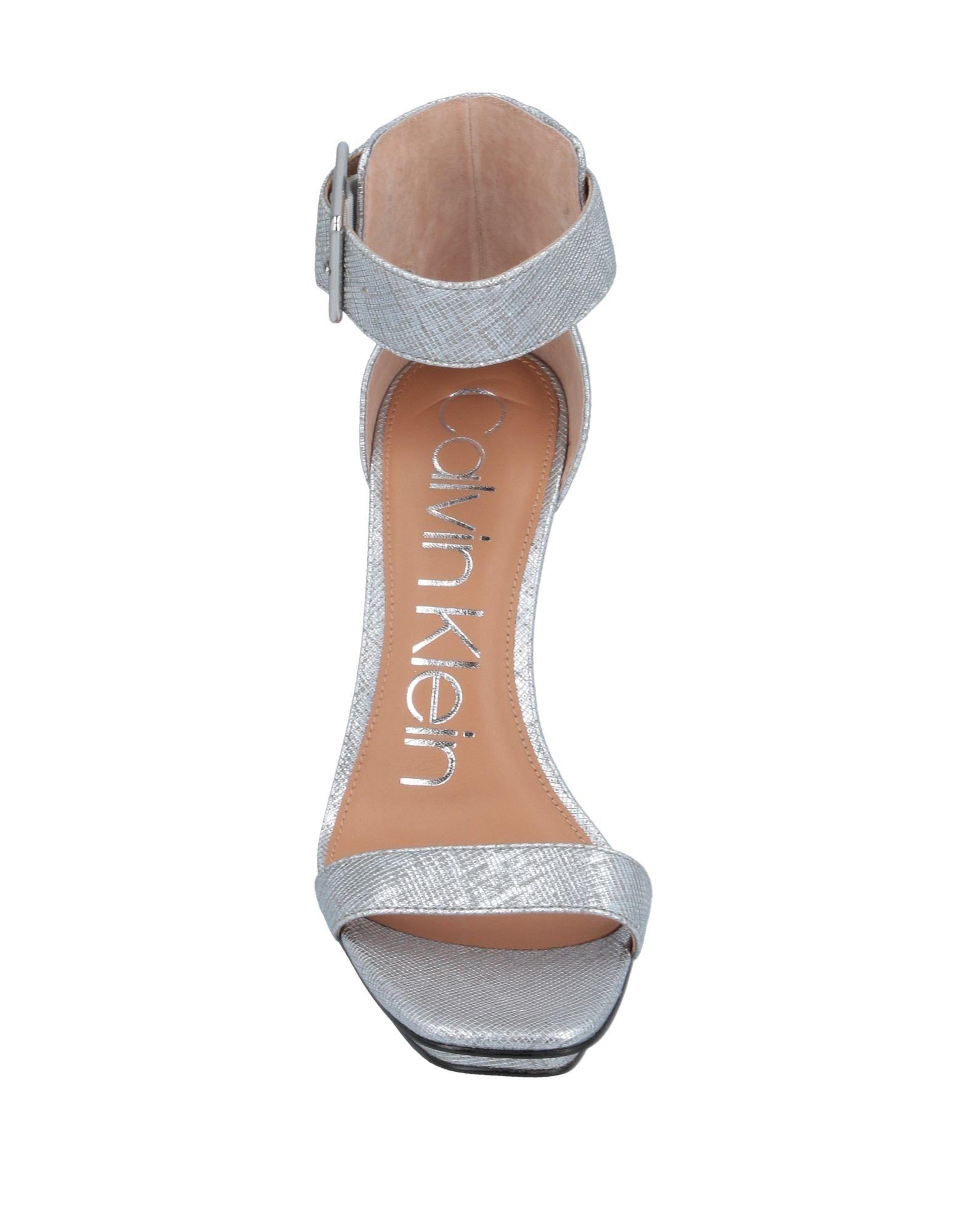 calvin klein silver shoes