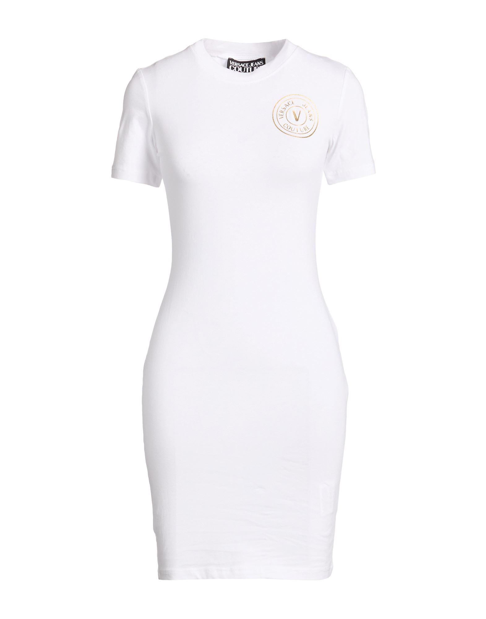 evening dress short Short White A-Line Party Dress with Ruffle Shoulder– PromGirl