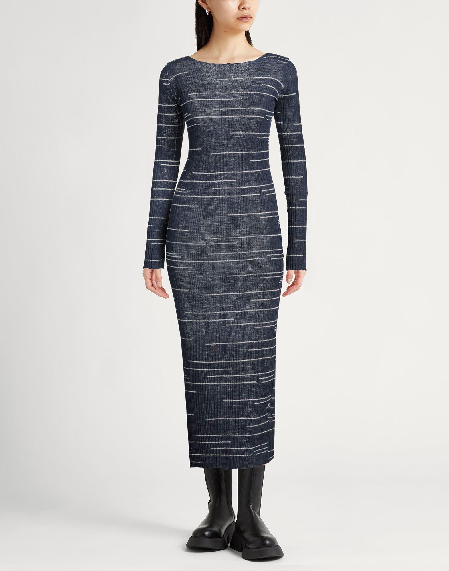 ワンピース Roberto Collina Dresses Roberto Collina Maxi Dress Linen, Polyester in Blue | Lyst