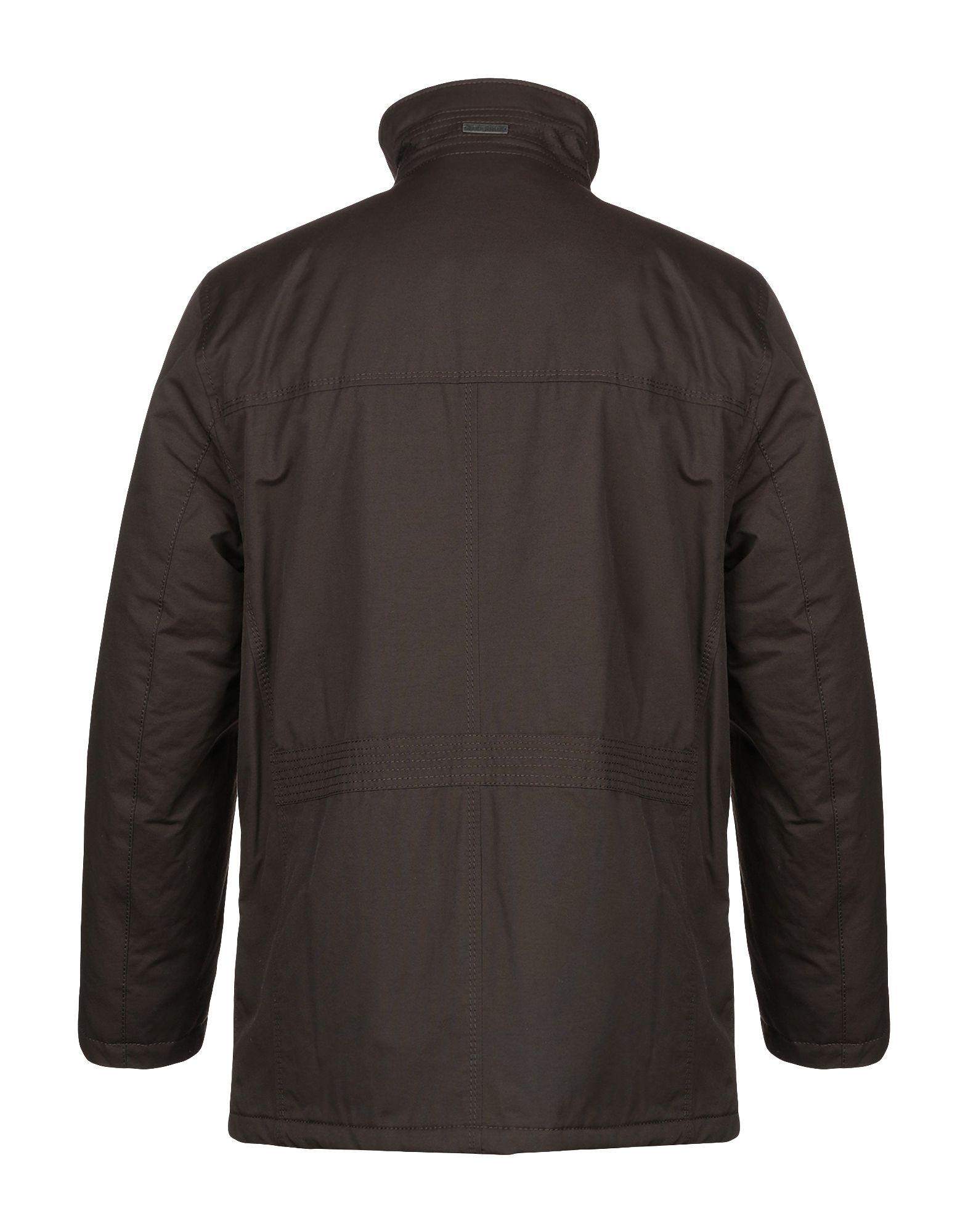 Bugatti Cotton Jacket in Dark Brown (Brown) for Men - Lyst