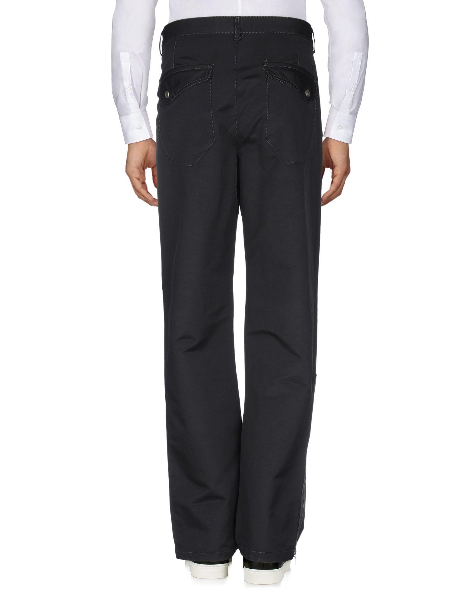 Versace Cotton Casual Pants in Black for Men Lyst
