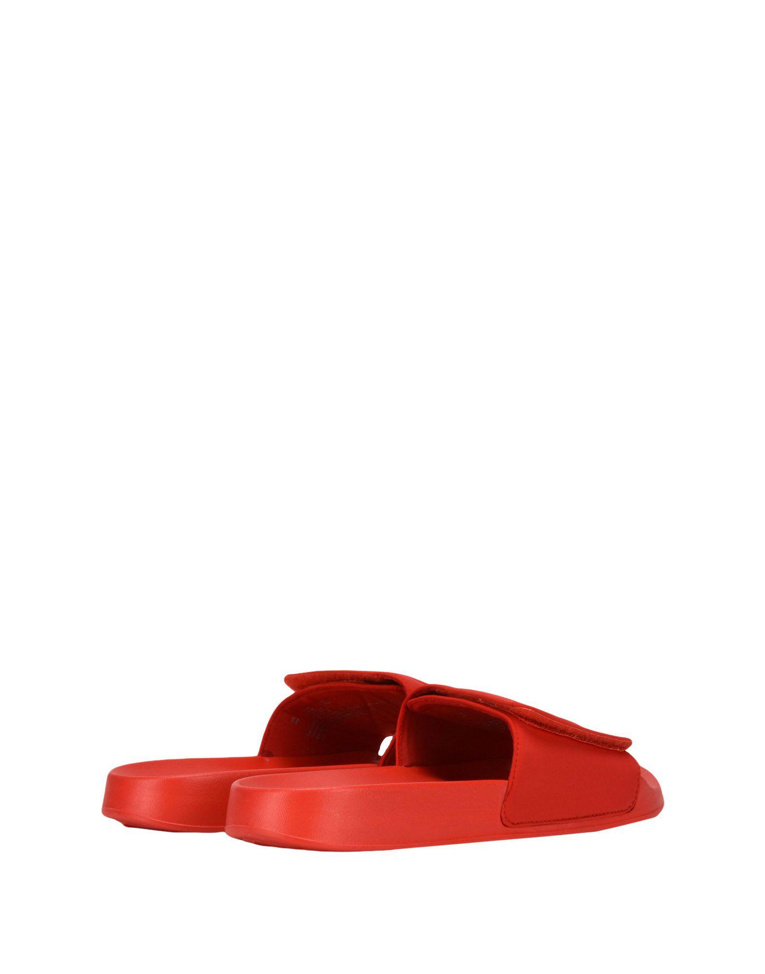 dkny red sandals
