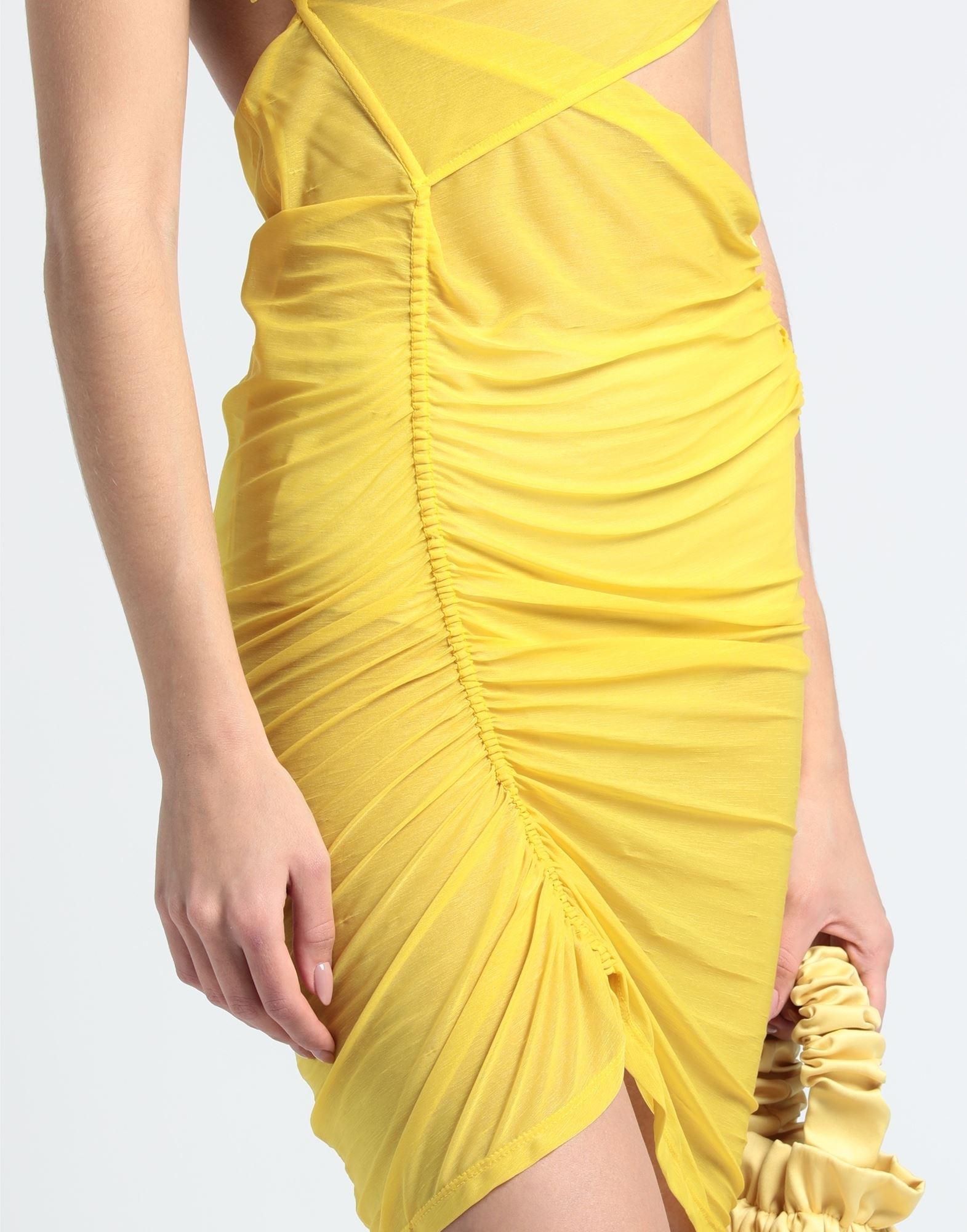 Supriya Lele twist-detail minidress - Yellow