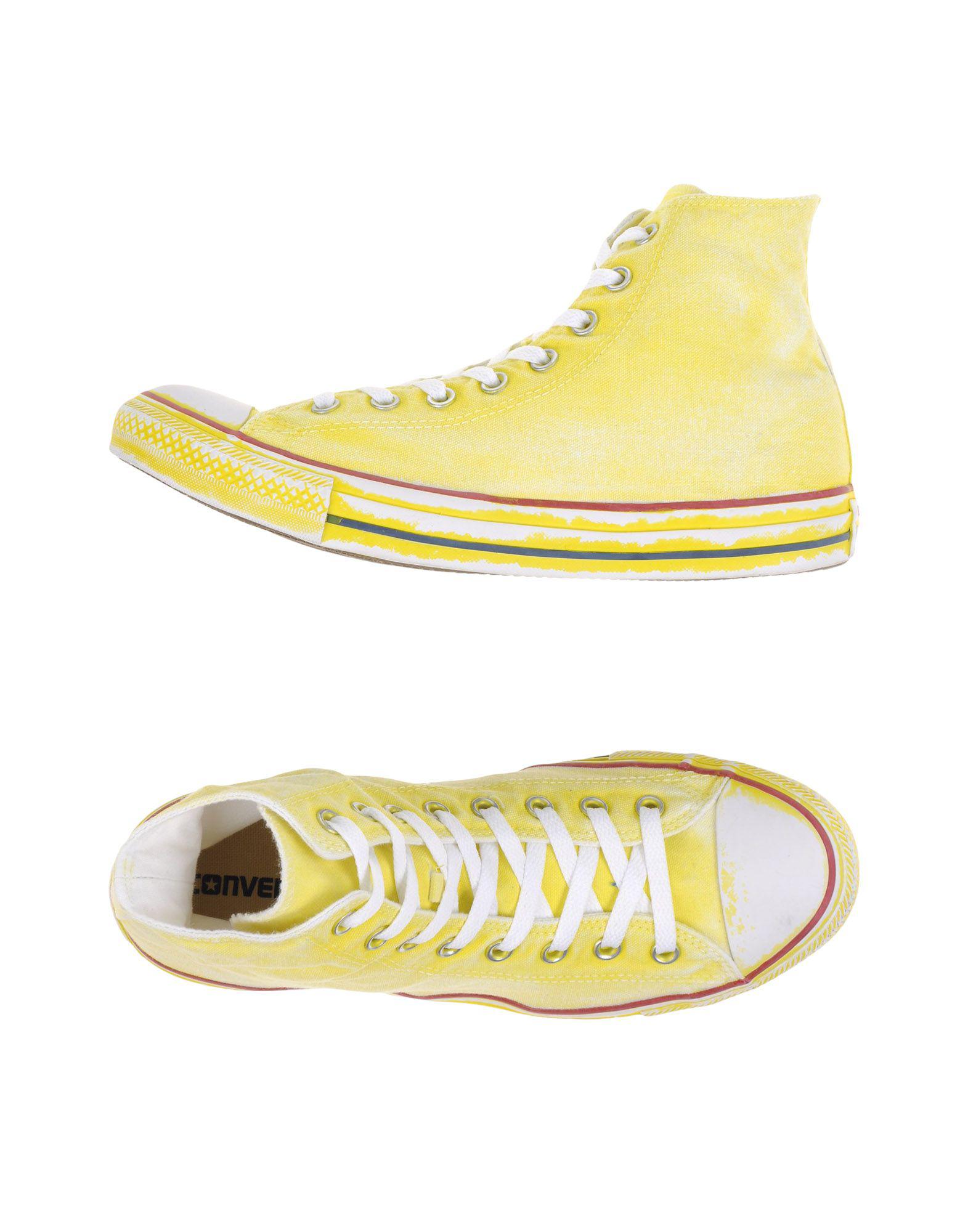 yellow converse shoes for men