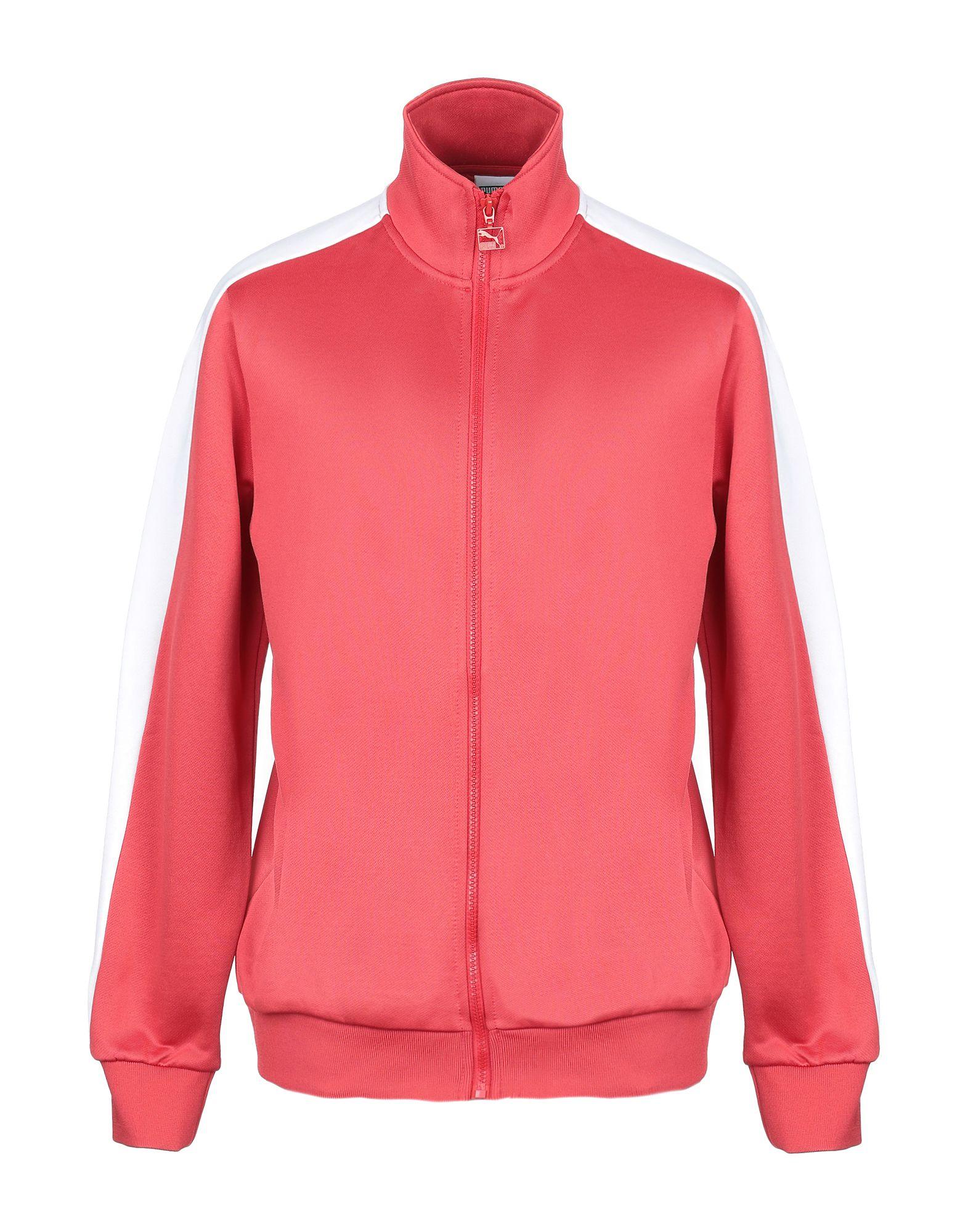 PUMA Synthetic Sweatshirt in Red for Men - Lyst