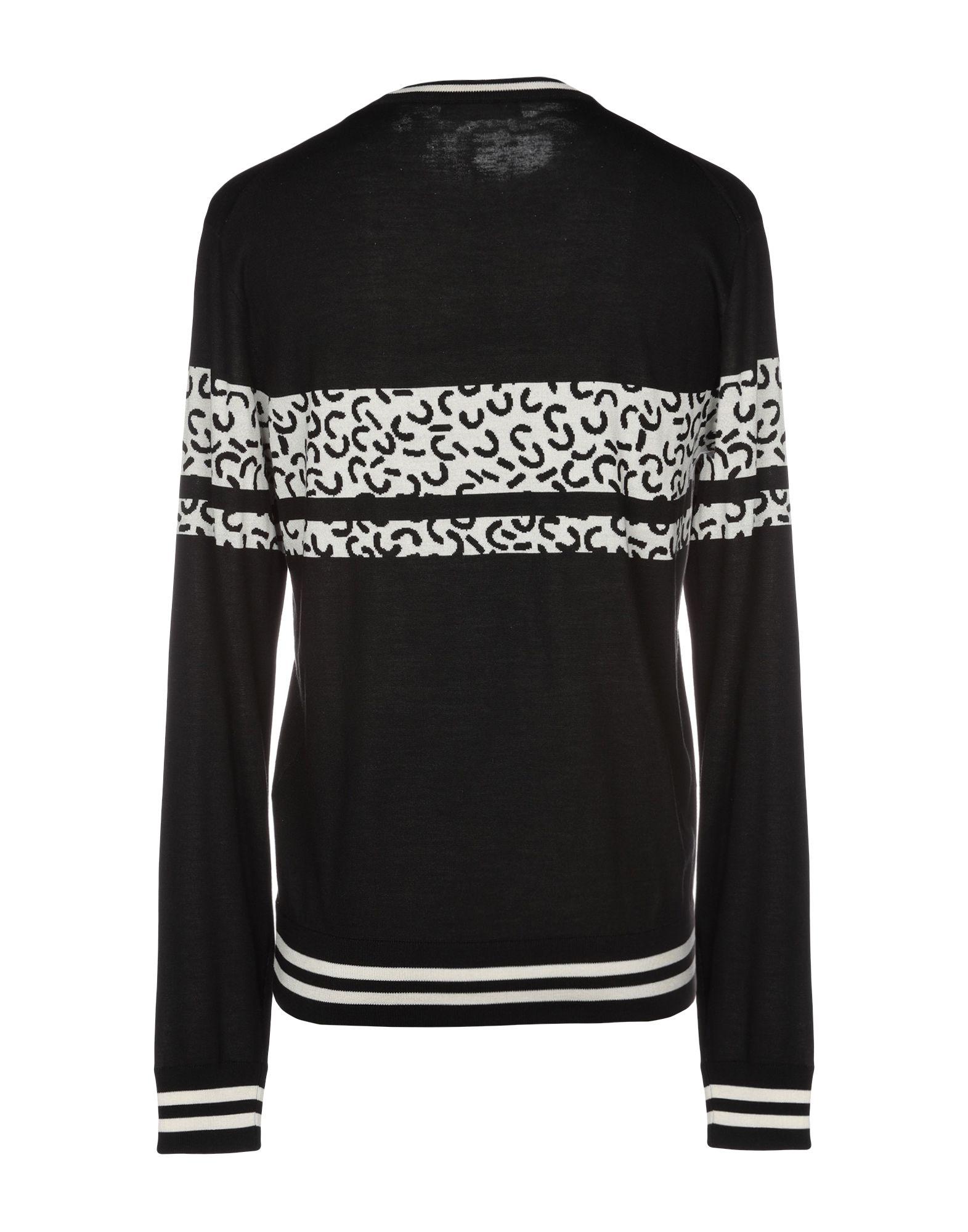 Dolce & Gabbana Silk Sweater in Black for Men - Lyst