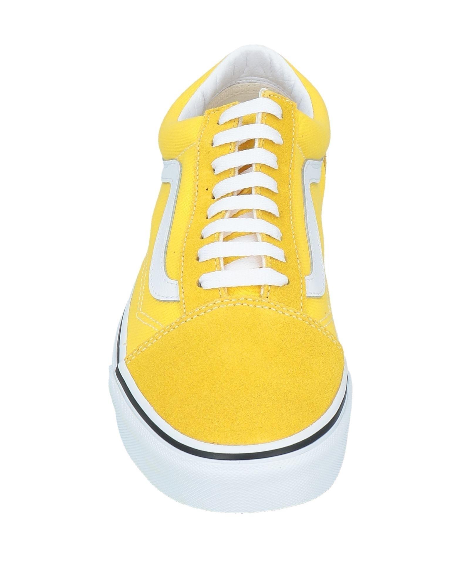 yellow van sneakers