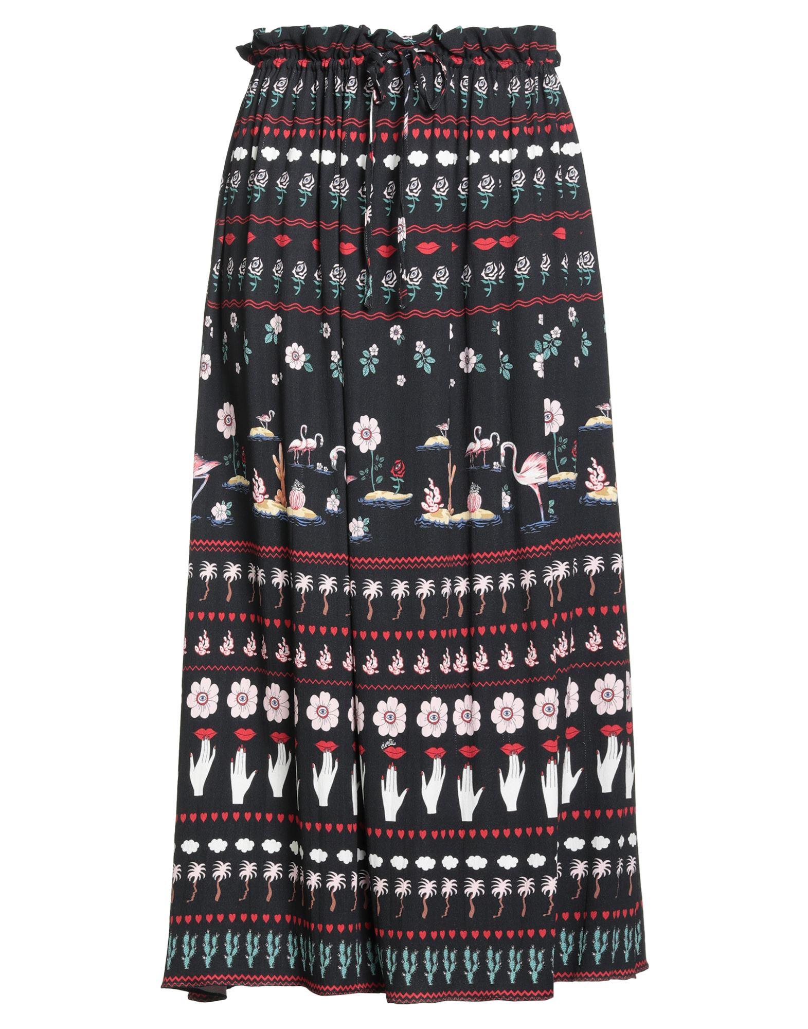 ワンピース VIVETTA Women Mid Skirts VS2AB0131TE057 9000 BLACK Black Vivetta Mid-length skirts for Women | Online Sale up to 83