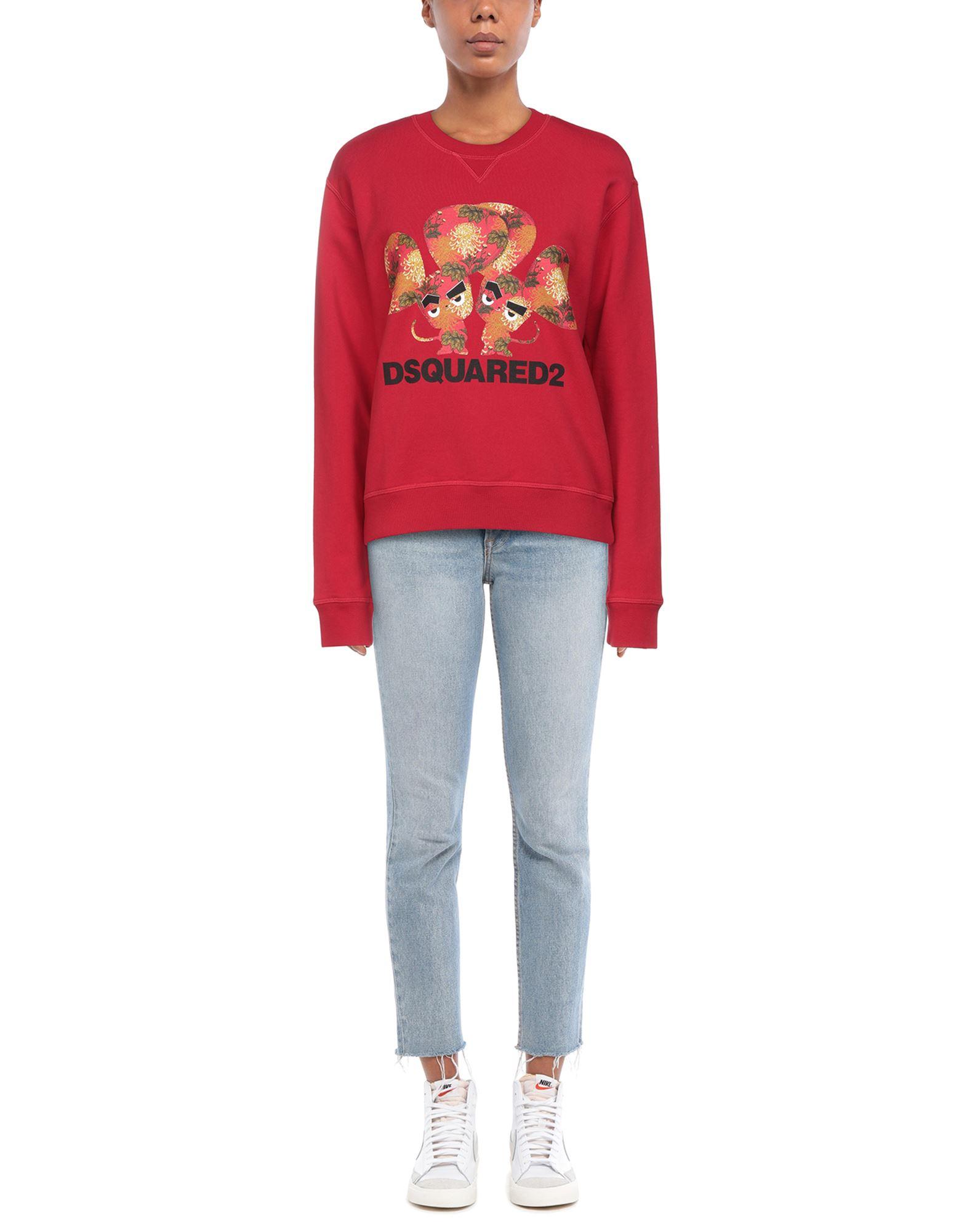 dsquared red sweatshirt