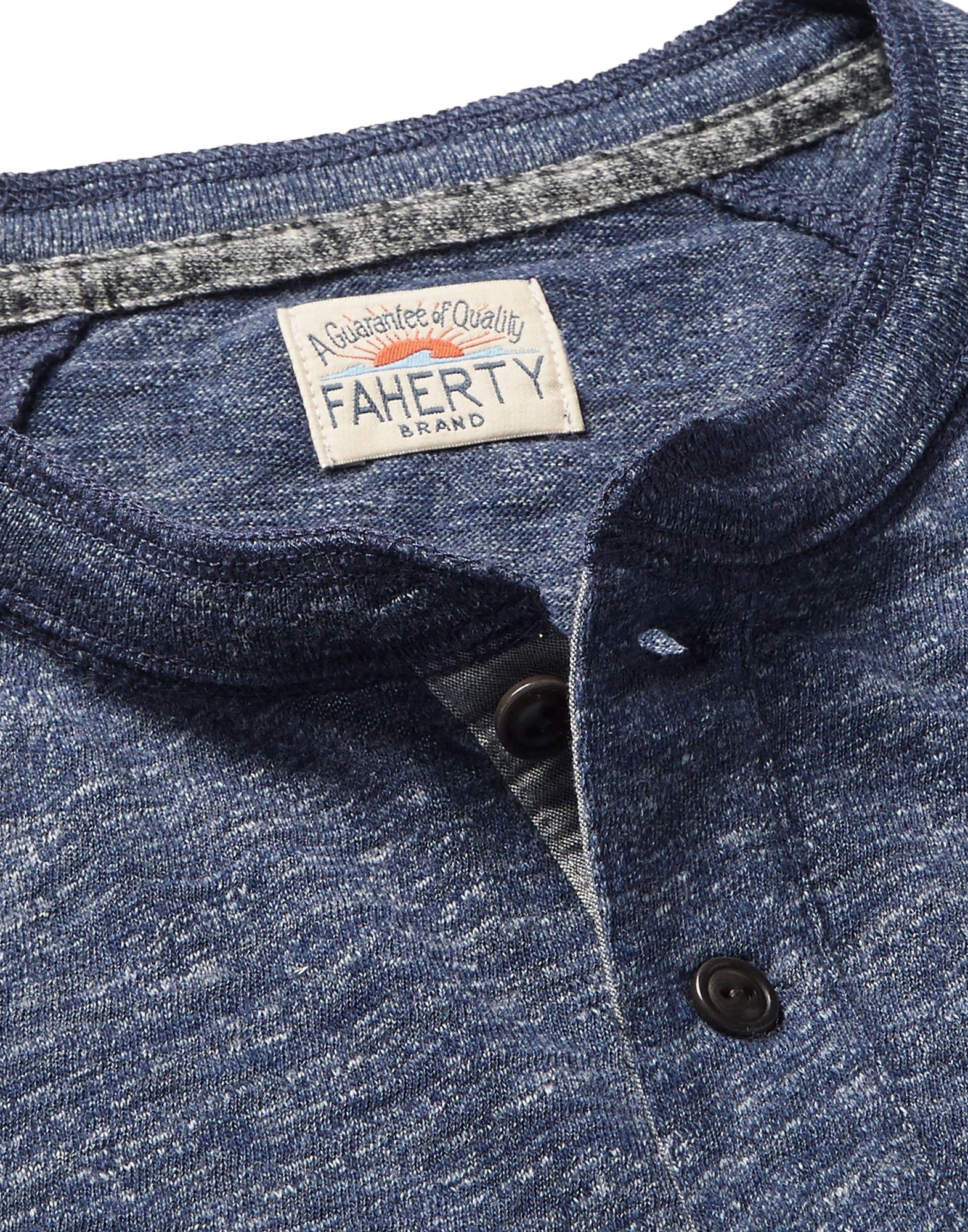 Faherty Brand Synthetic Tshirt in Blue for Men Lyst