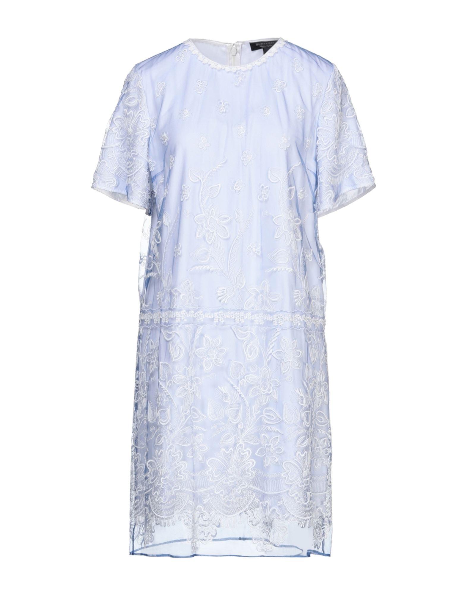 fitted light blue prom dresses Burberry Brit Primary Red Check Ruffle-Trim Long-Sleeve Dress – Blogger  Armoire