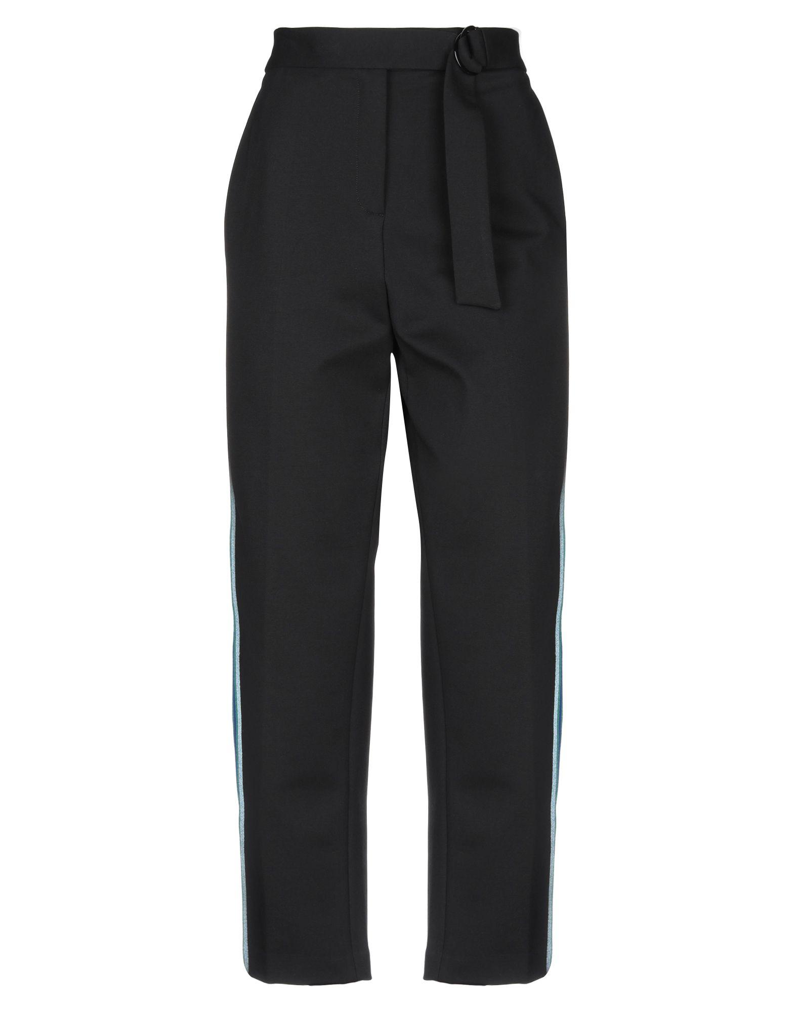 Sandro Synthetic Casual Pants in Black - Lyst