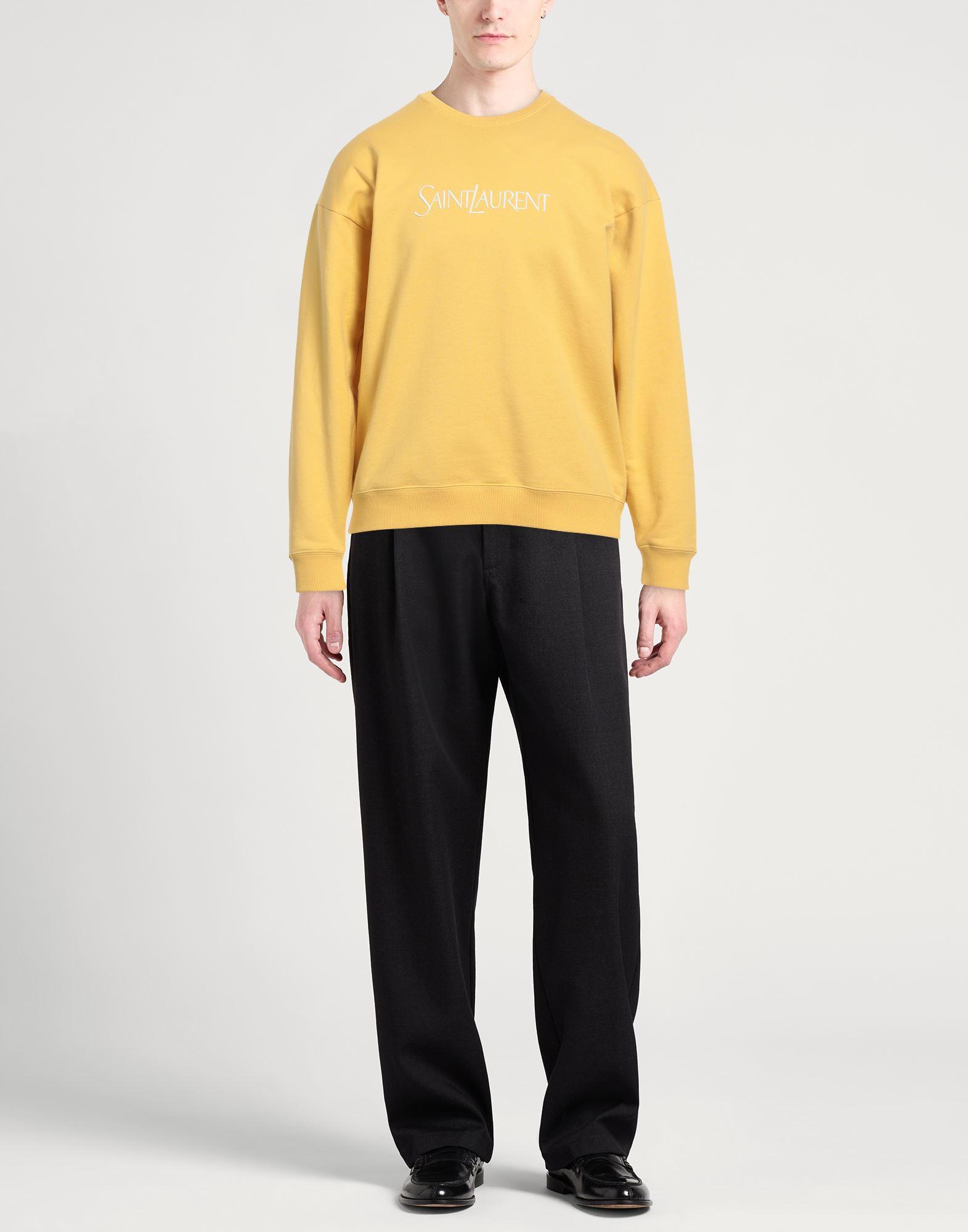 Saint Laurent Sweatshirt in Yellow for Men Lyst UK