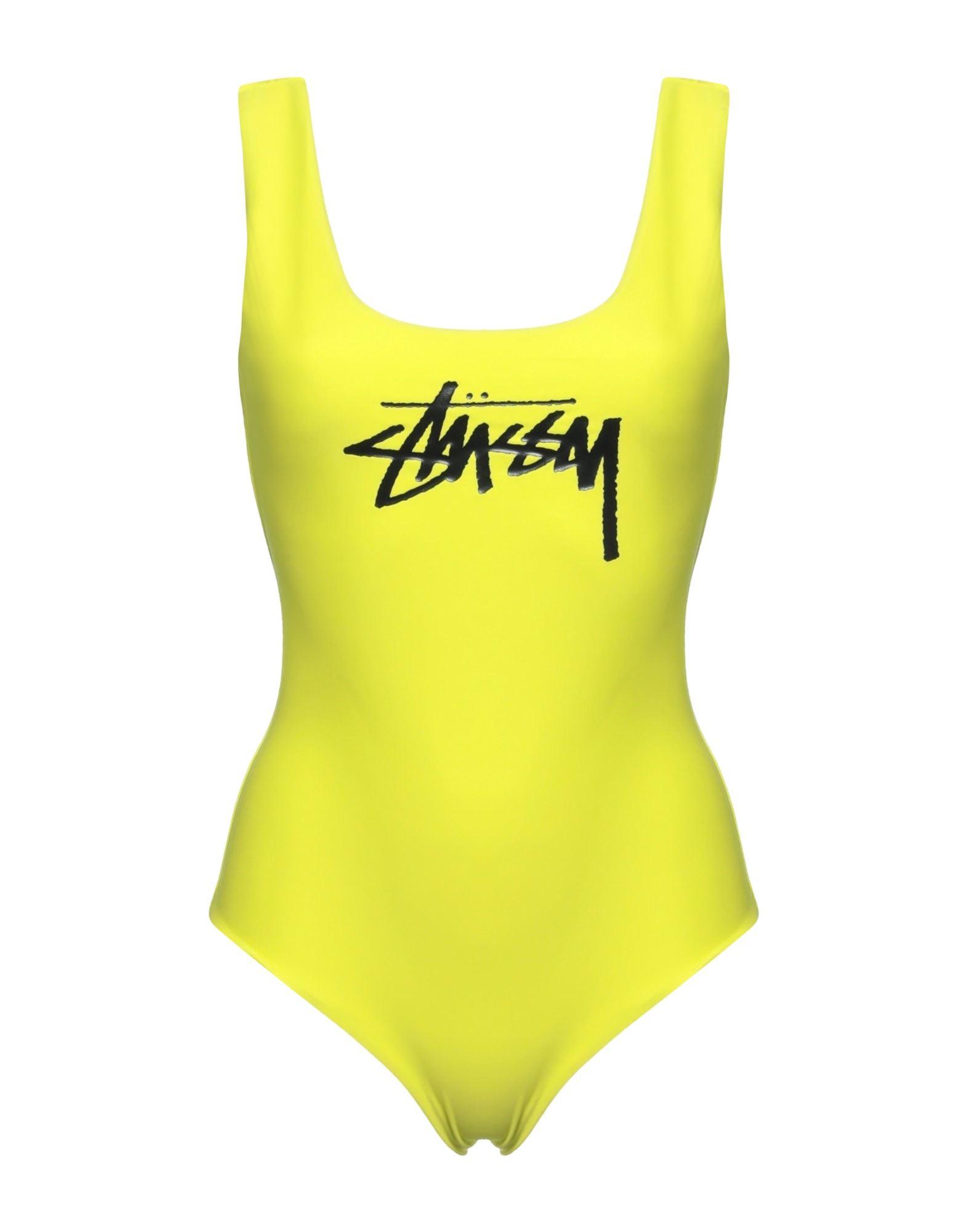 Stussy One-piece Swimsuit in Yellow | Lyst Australia