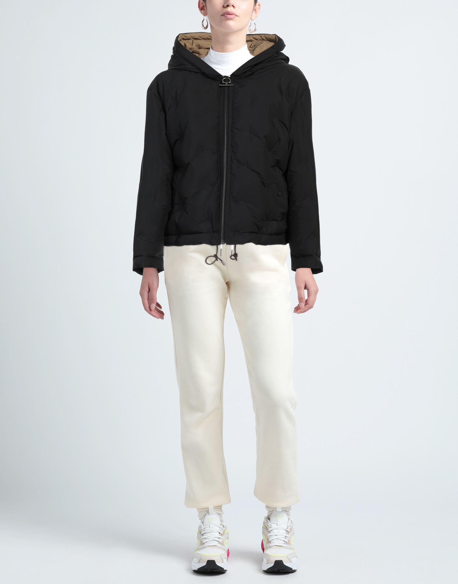 Ferragamo Down Jacket in Black | Lyst