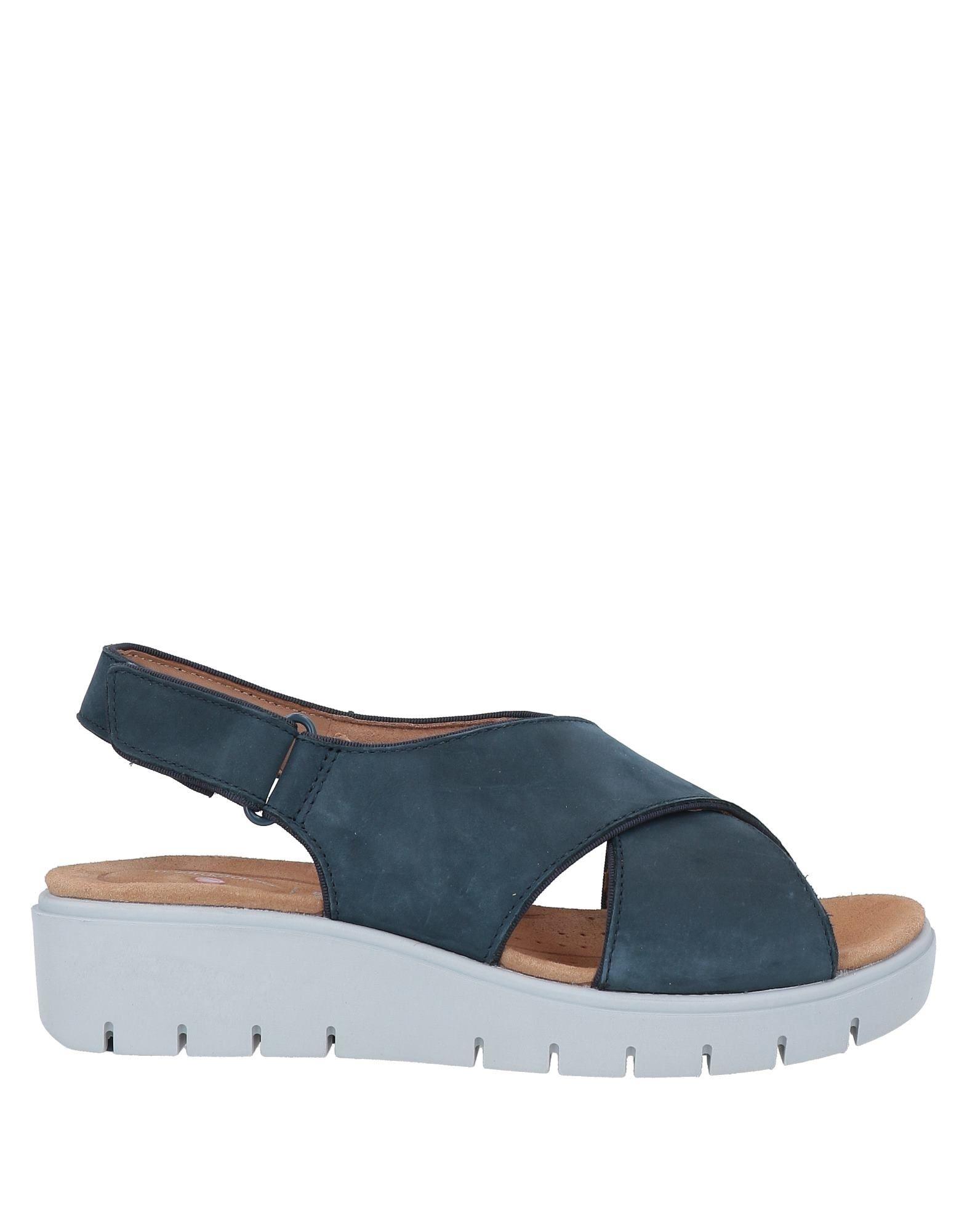 clarks blue sandals