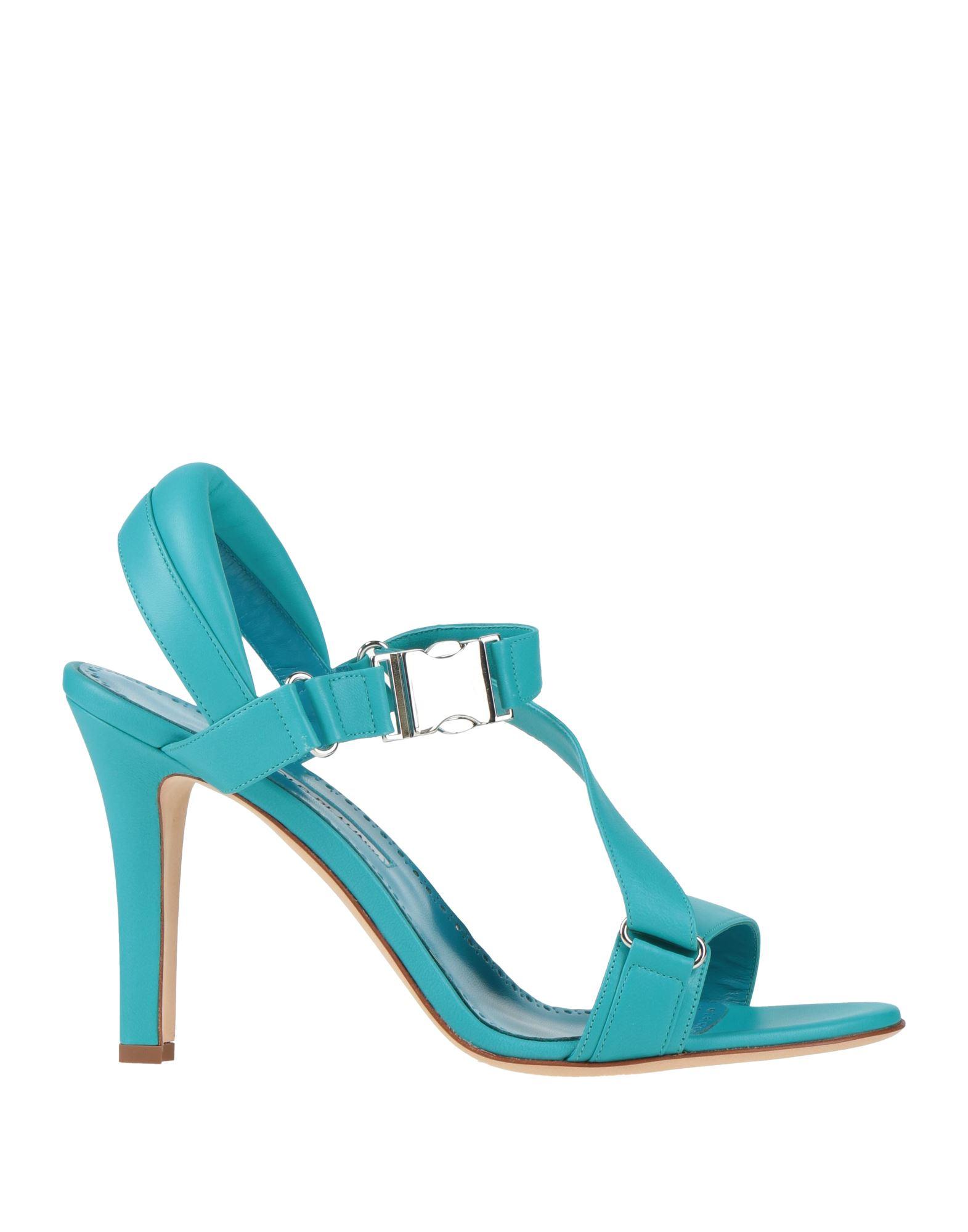 Sandales à Talons Hauts Manolo Blahnik En Daim Marron - Taille 10 US - Fabriquées En Italie - Occasion Excellente