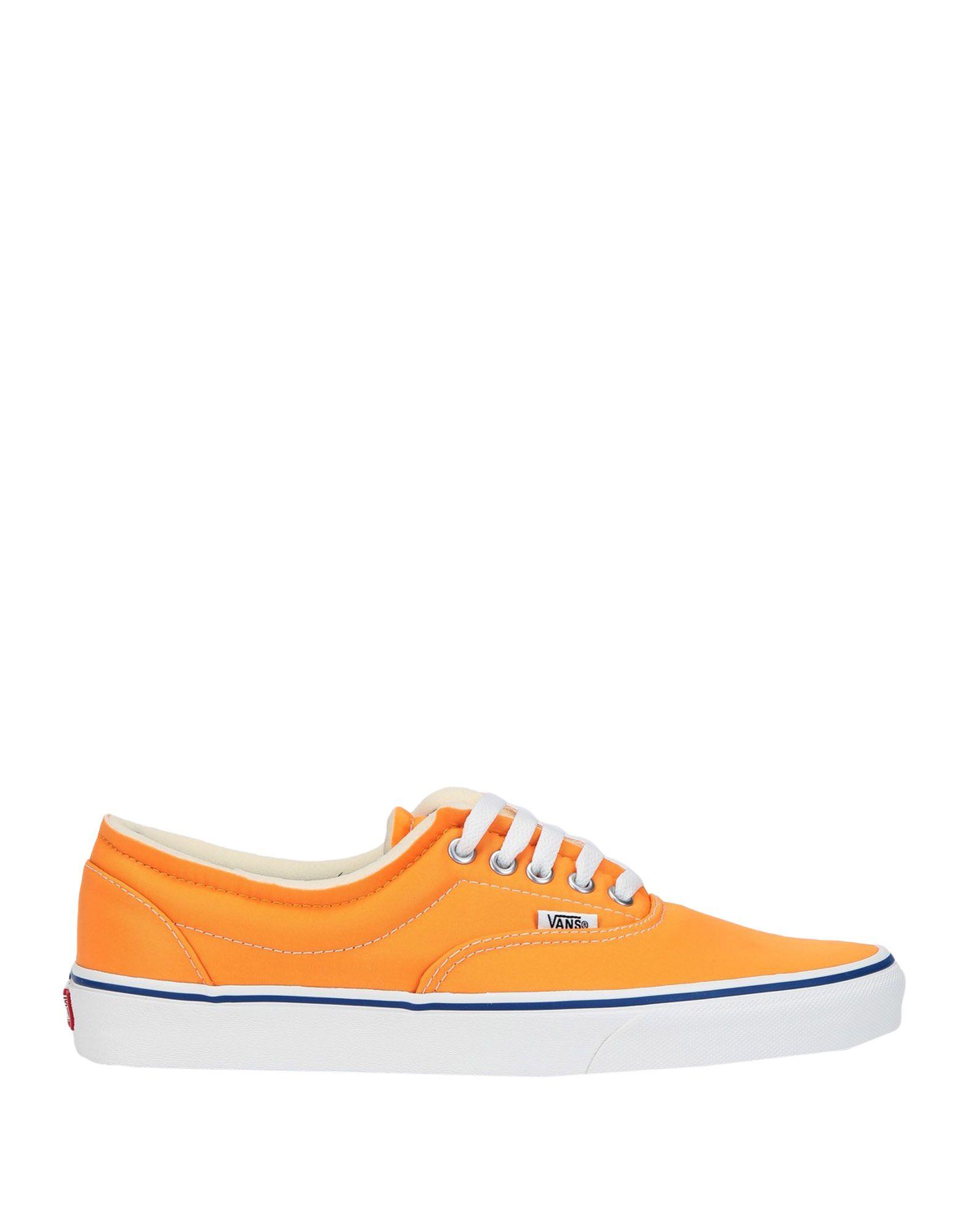 low top orange vans