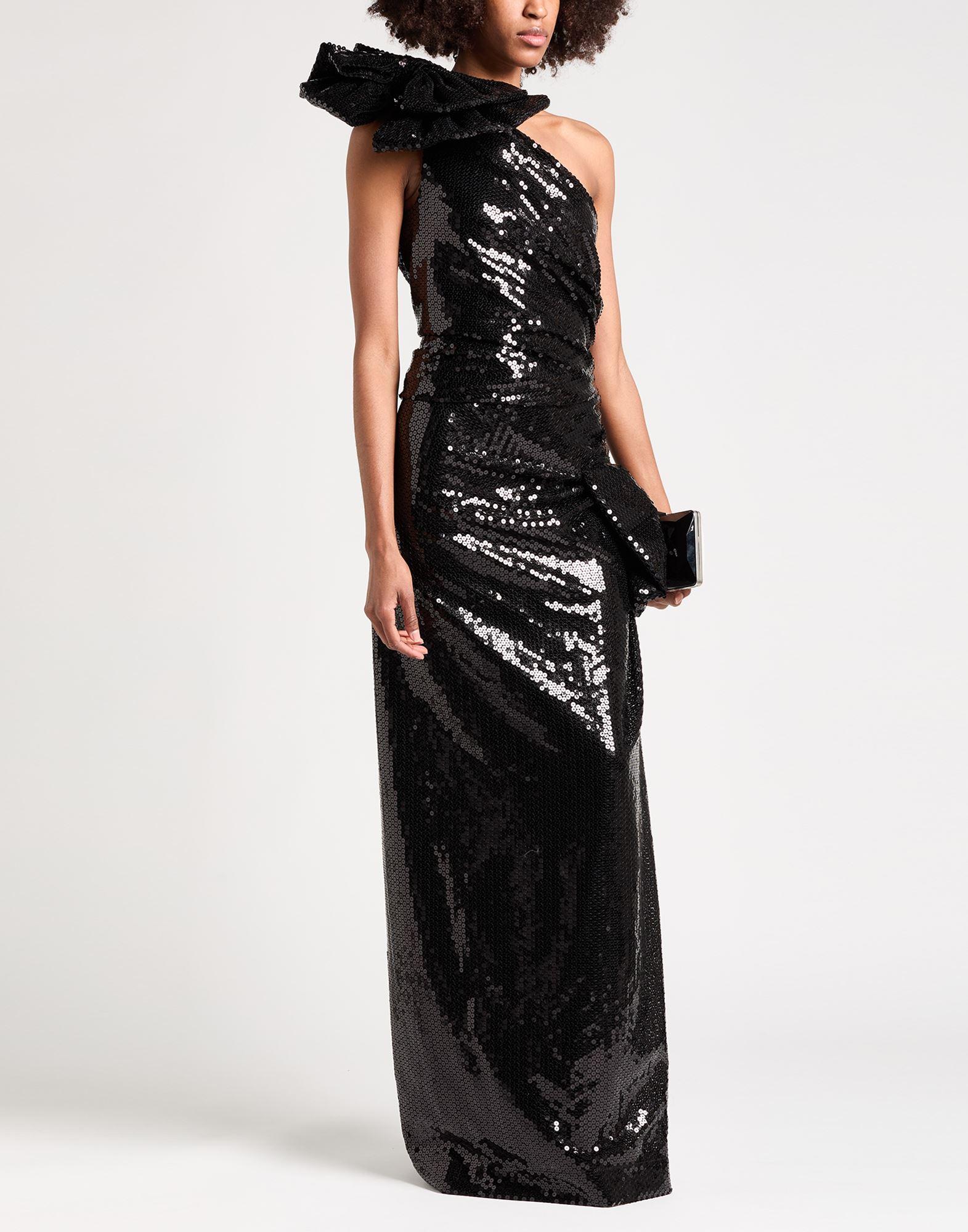 knee length dresses for ladies Nina Maxi Dress ~ Rose Gold Luxe Satin – Show Me Your Mumu main image 1