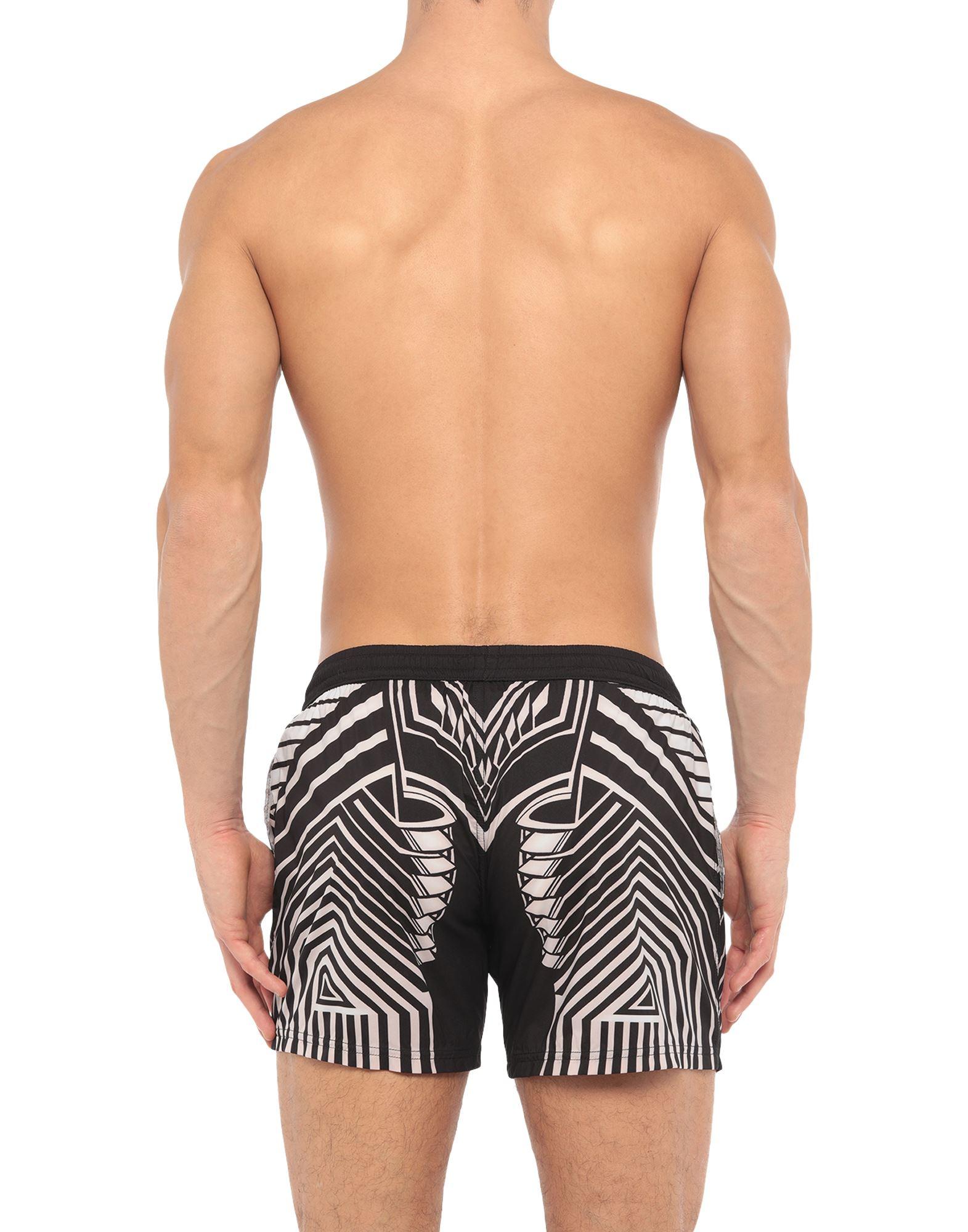 Balmain Synthetic Swim Trunks in Ivory (White) for Men Lyst