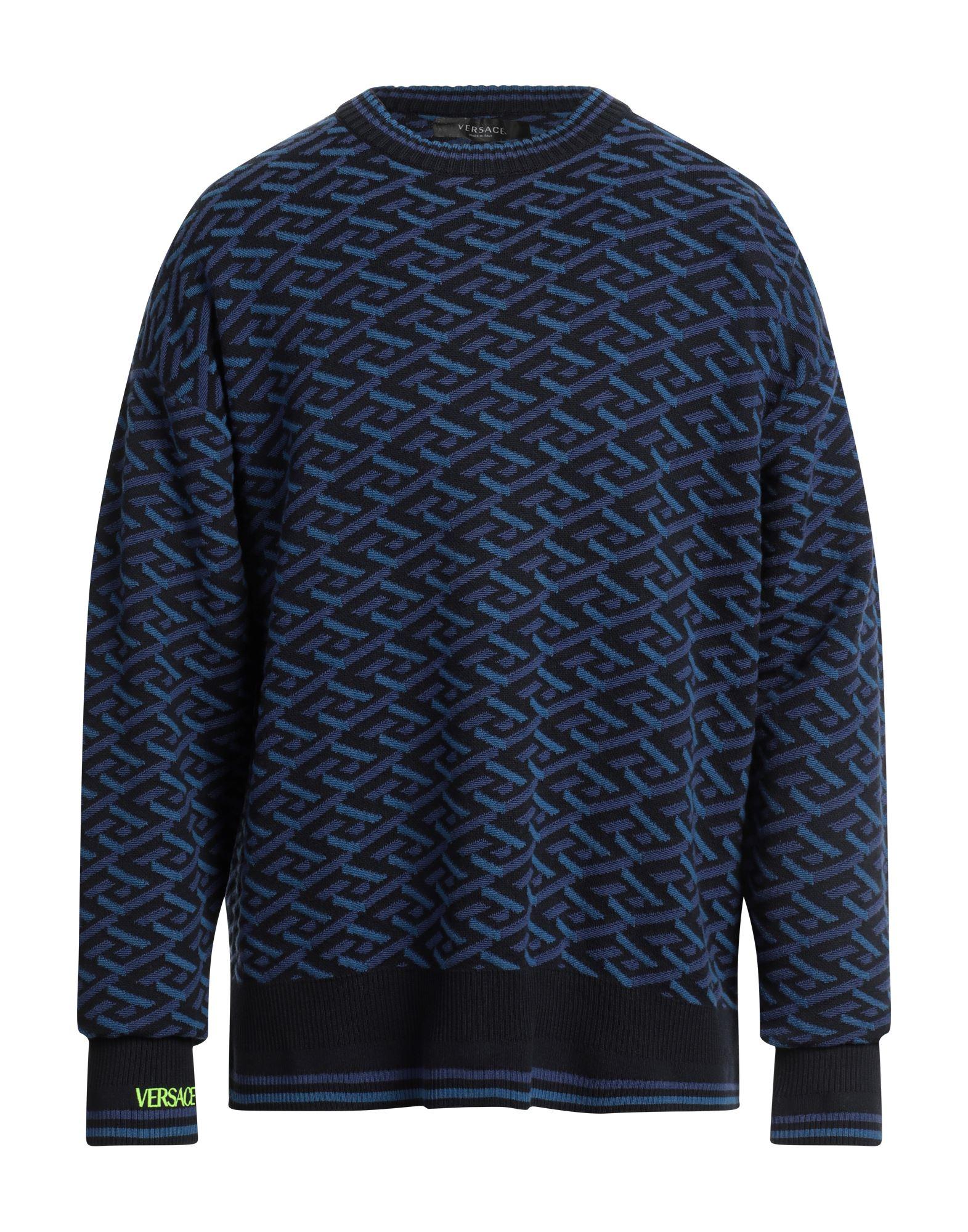 Blue top versace sweater
