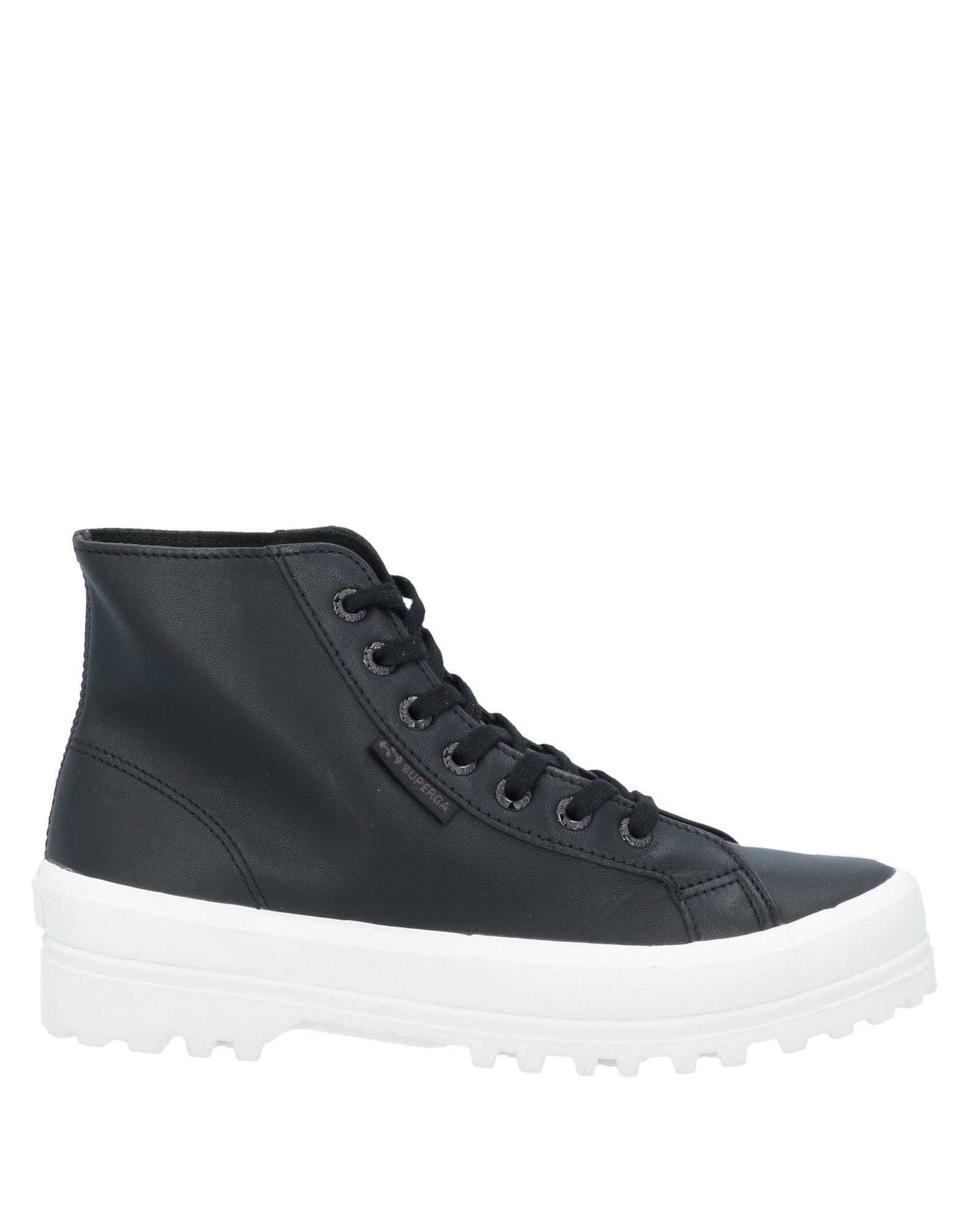 superga leather high tops