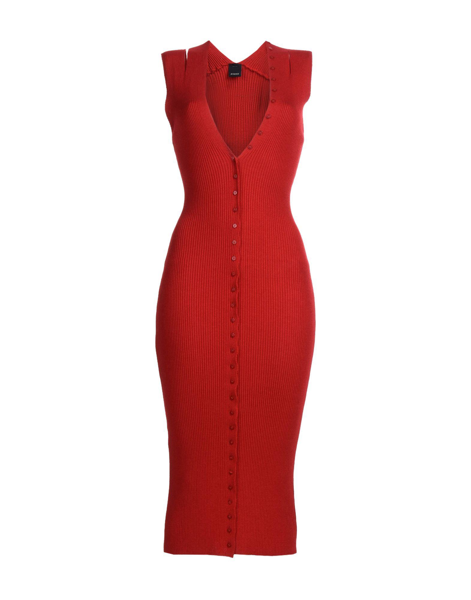 pinko red dress