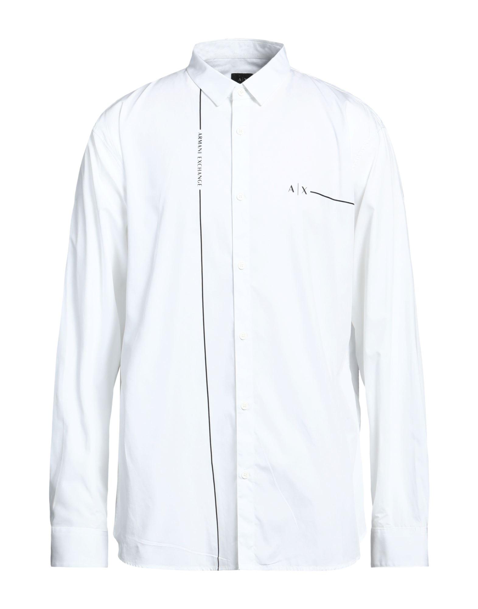 Armani white shirt mens best sale