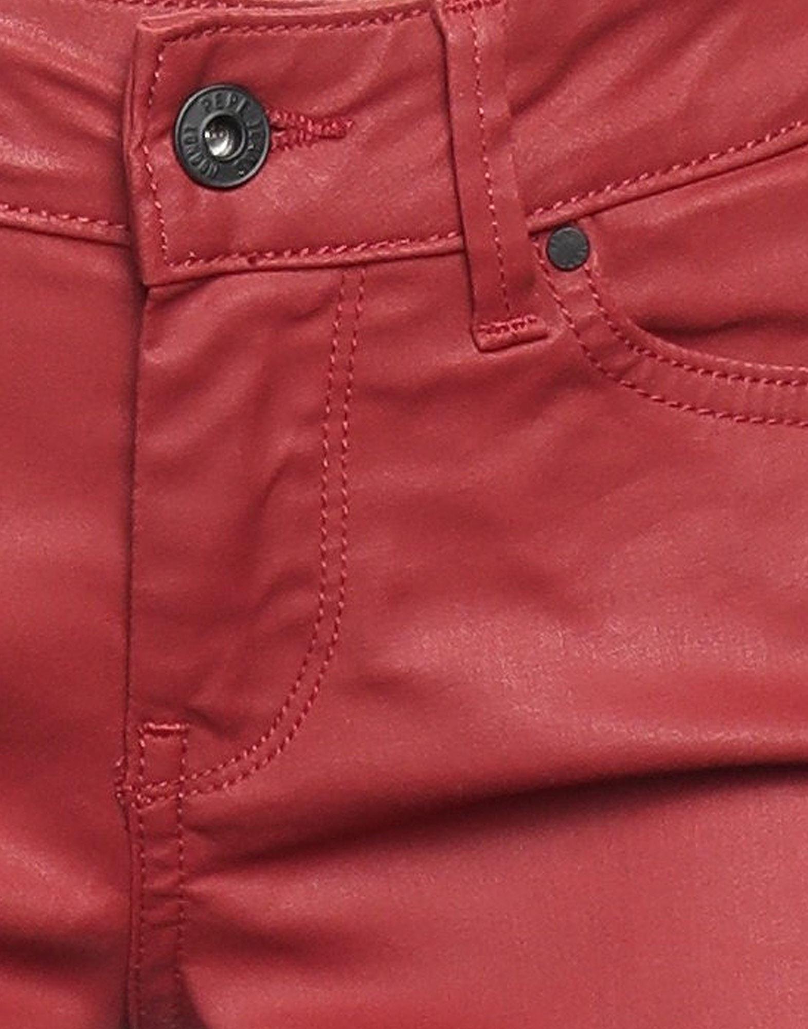 Pepe Jeans Denim Trousers in Red | Lyst