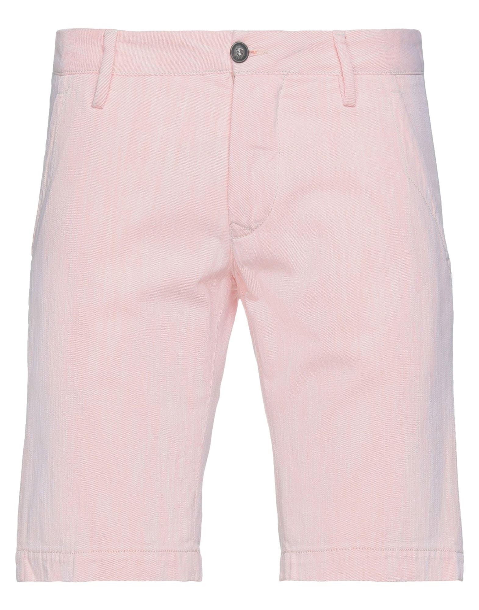 Roy Rogers Denim Shorts in Salmon Pink 