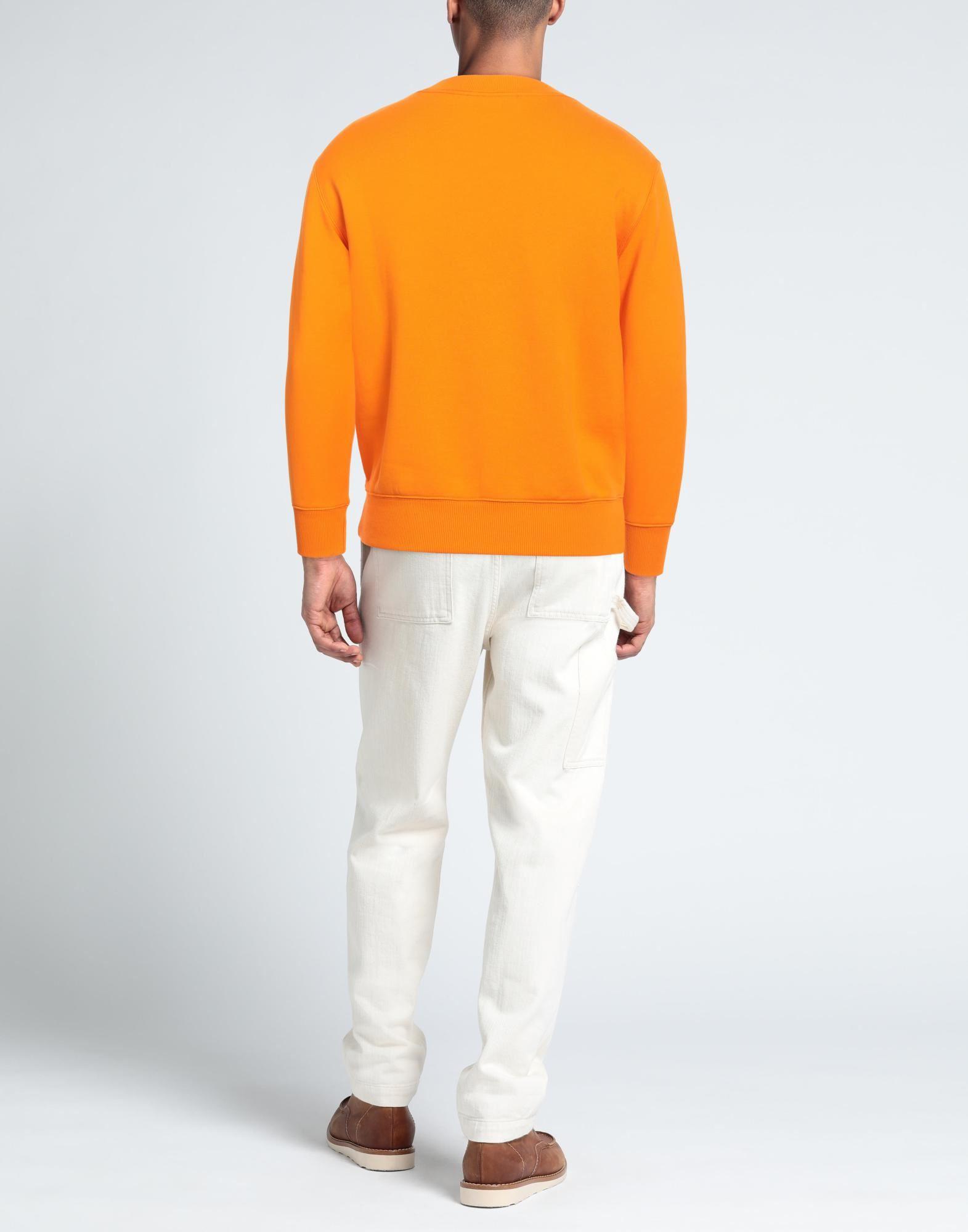 Orange hot sale sweatshirt men