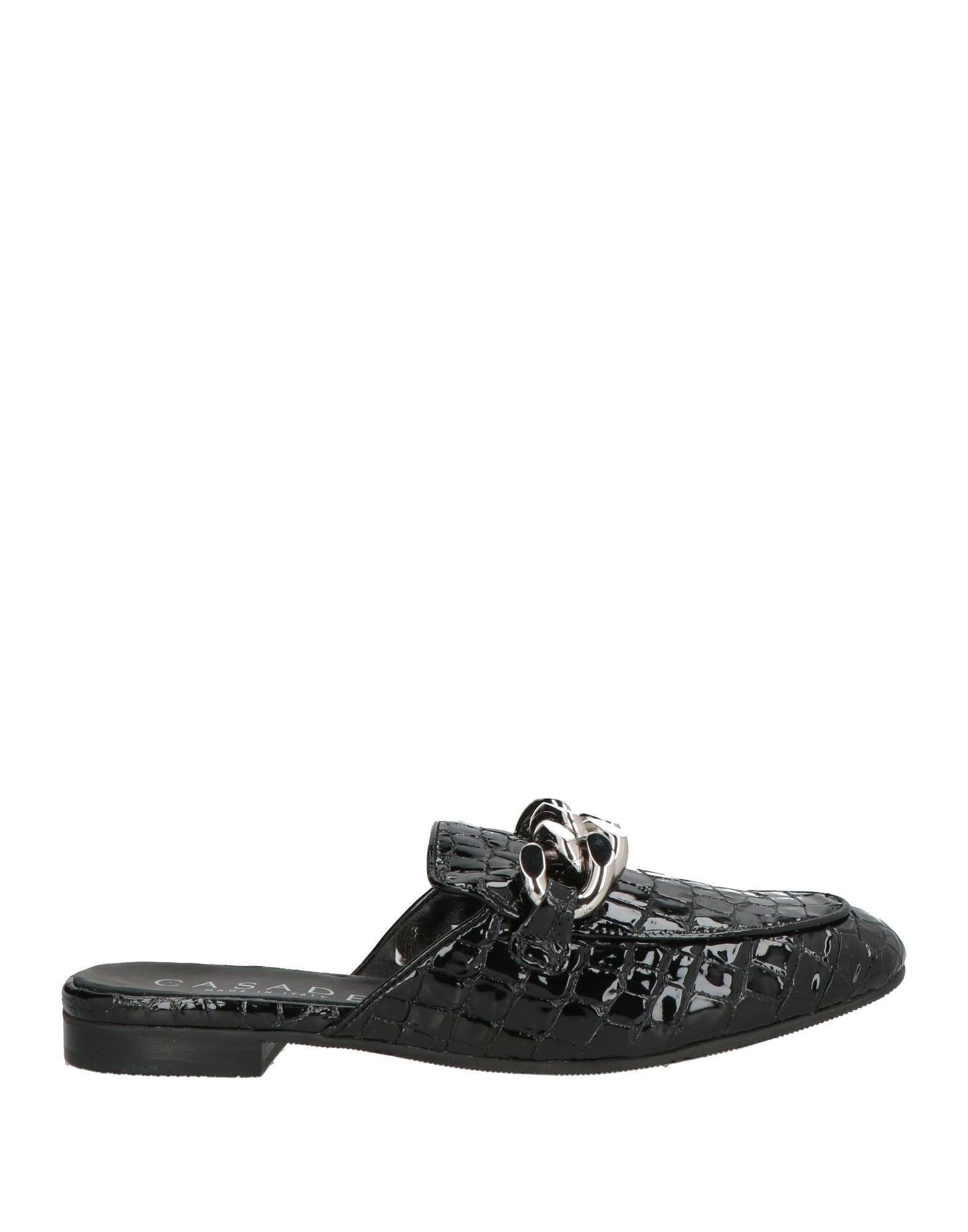 Mules à Talons Coulissant Casadei Vert Métallisé Avec Papillon - Taille US 7