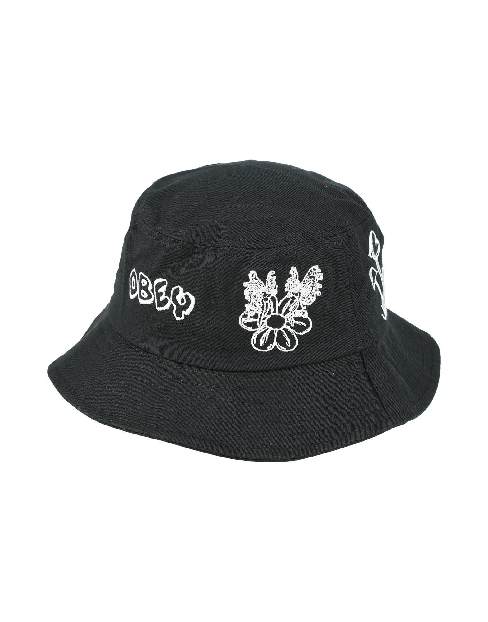 Obey Cotton Hat in Black | Lyst Australia