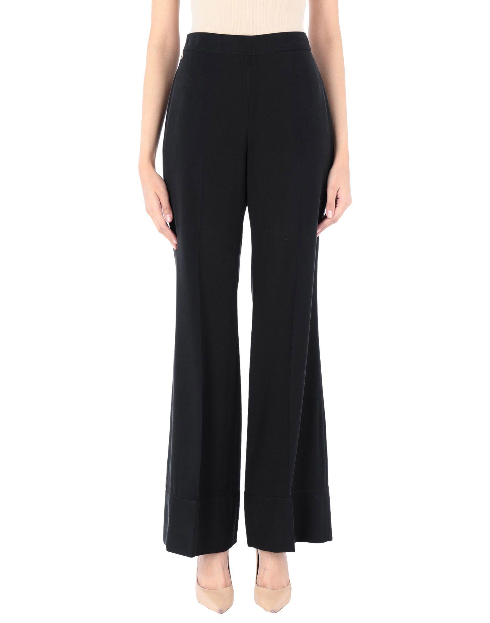 Manila Grace Synthetic Casual Pants in Black - Lyst