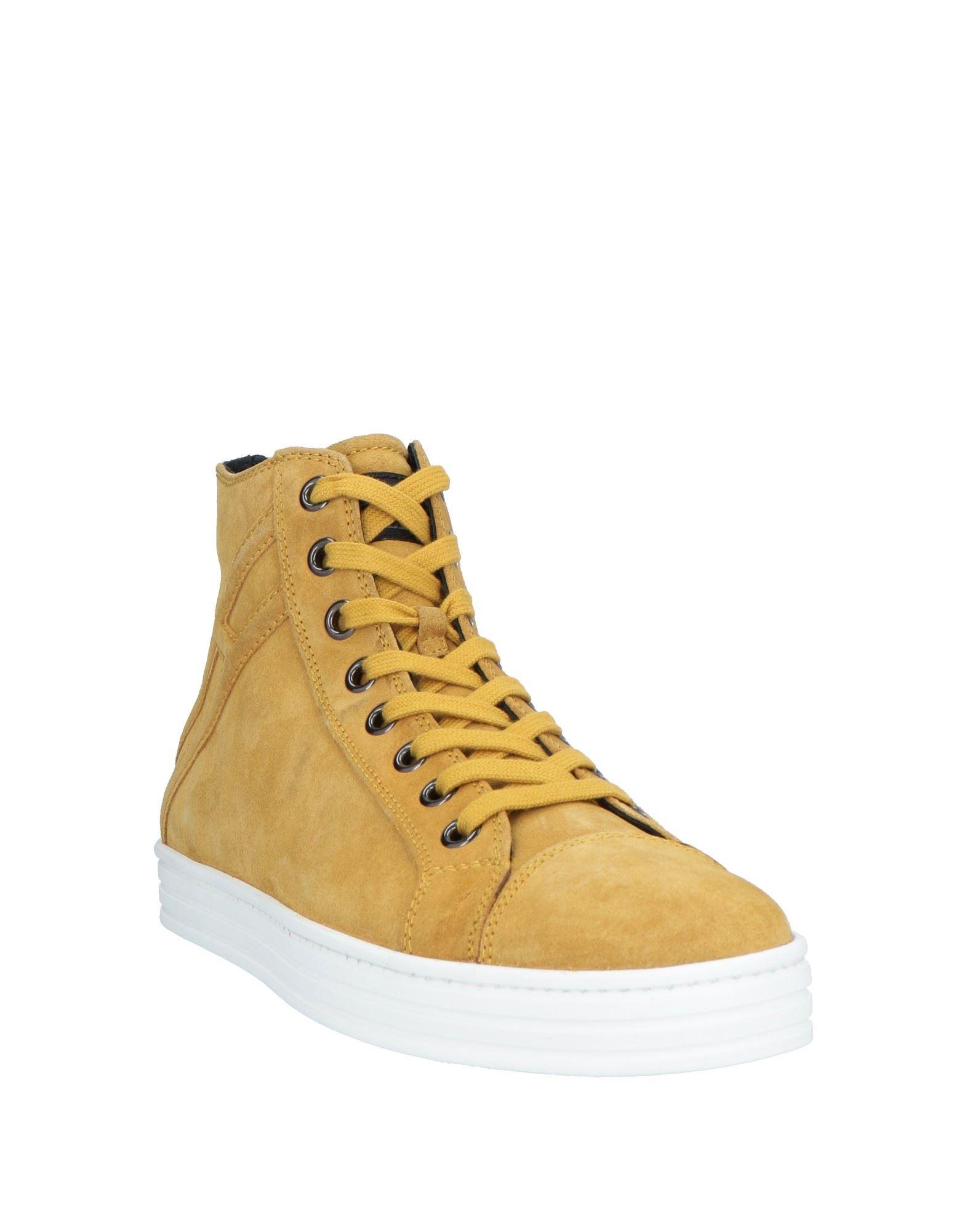 Scarpe Hogan Rebel Hogan Uomo Gialle Sneakers Da Uomo Di Hogan
