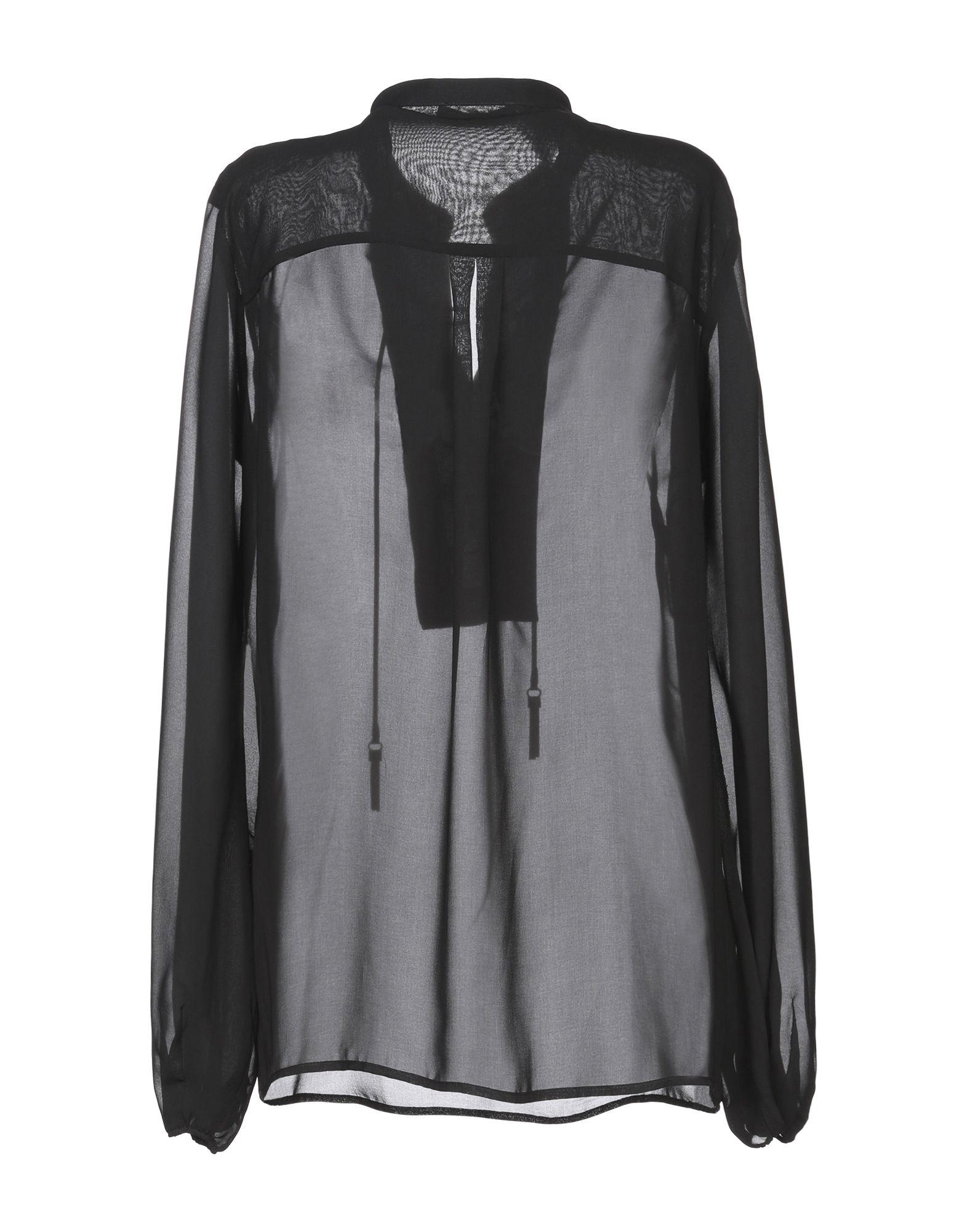 Versace Synthetic Blouse in Black - Lyst