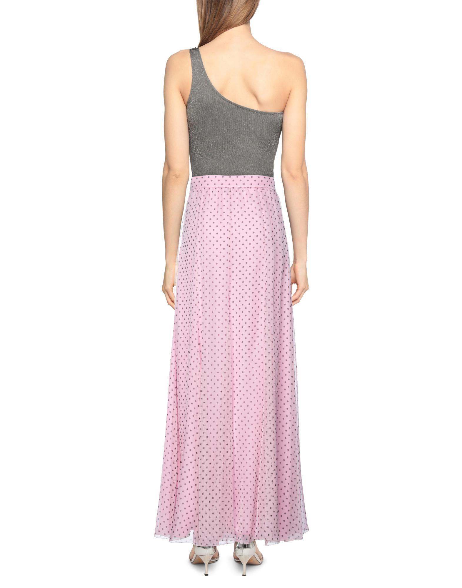 Philosophy Di Lorenzo Serafini Chiffon Long Skirt in Pink | Lyst