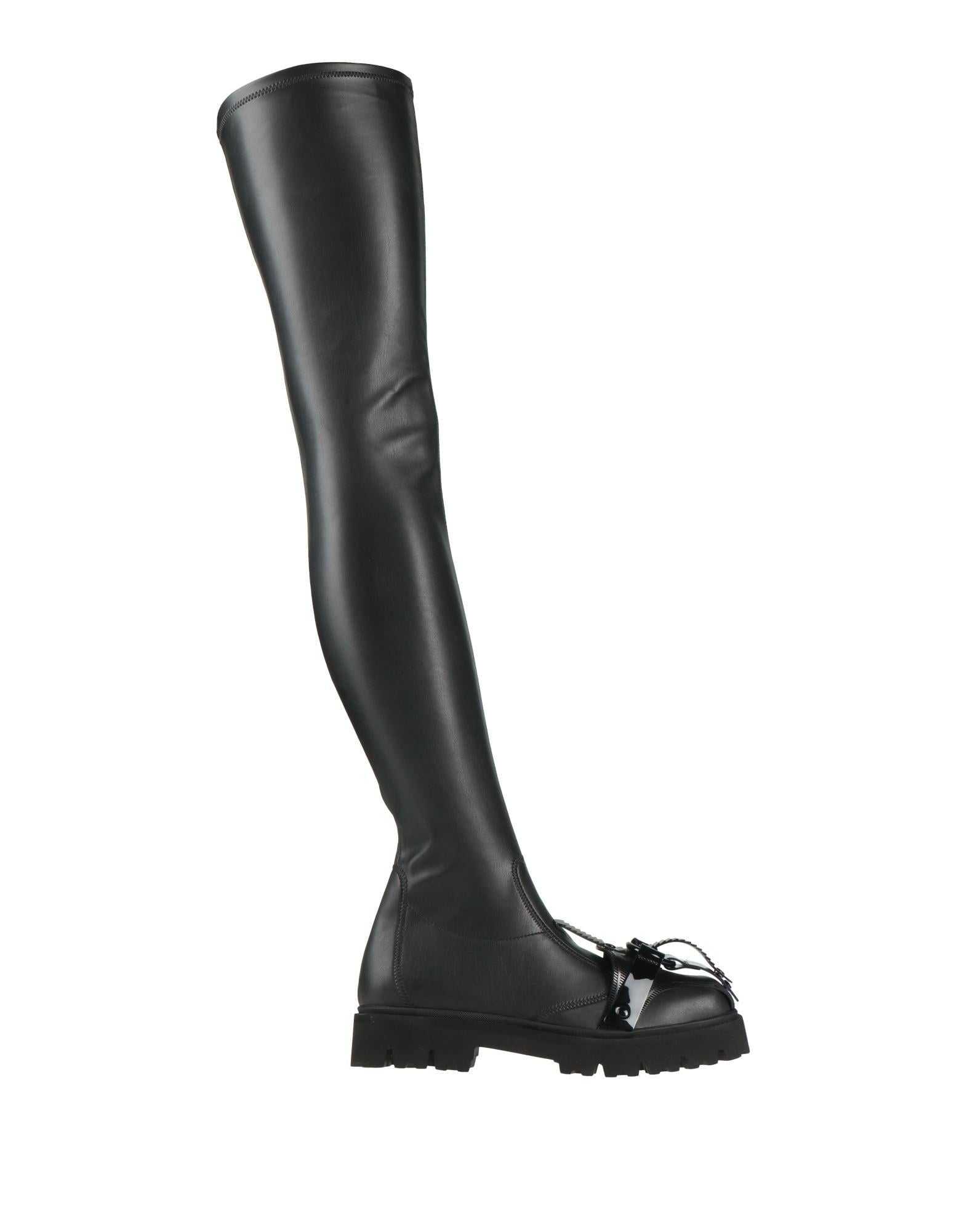 Leather boots Giorgio Armani Black size 38 EU in Leather Giorgio 