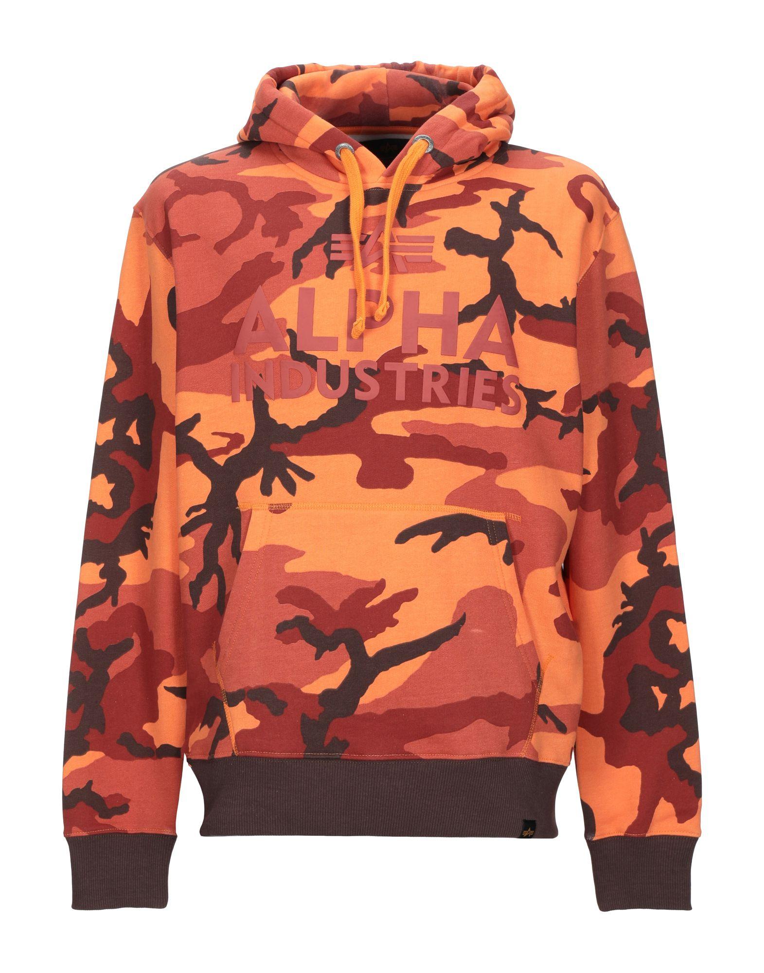alpha industries orange hoodie
