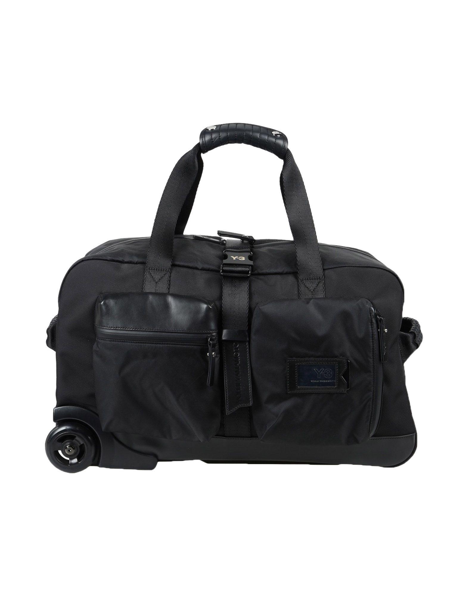 Y 3 Wheeled Luggage in Black for Men Lyst