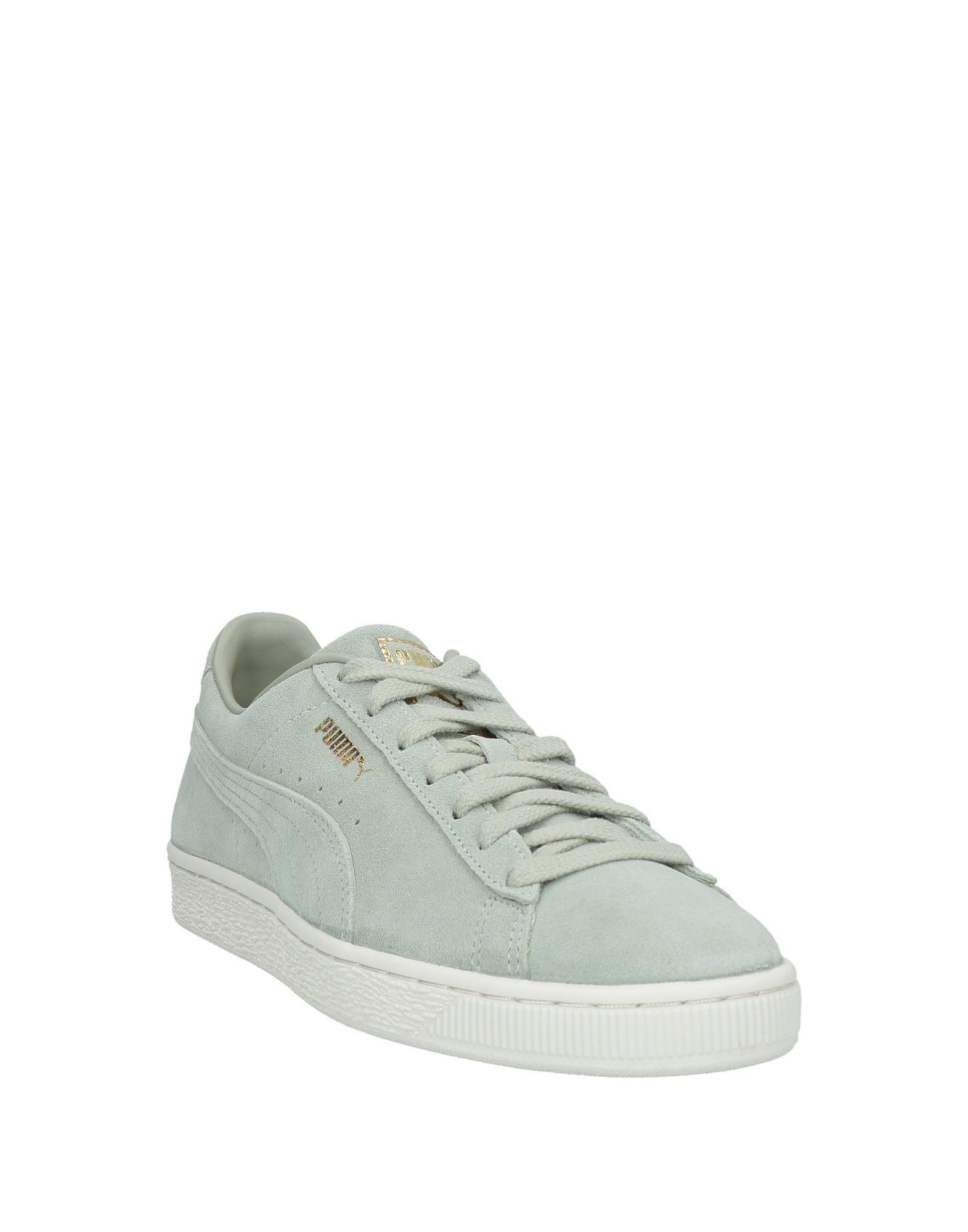 puma sage green trainers